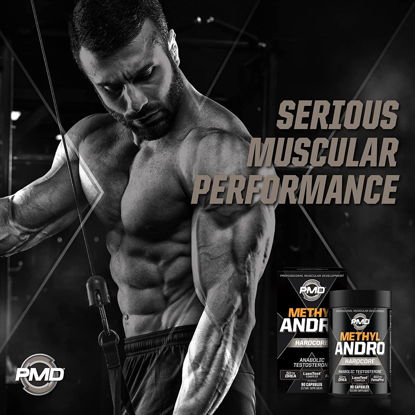 PMD Methyl Andro Hardcore Capsule 90 Count
