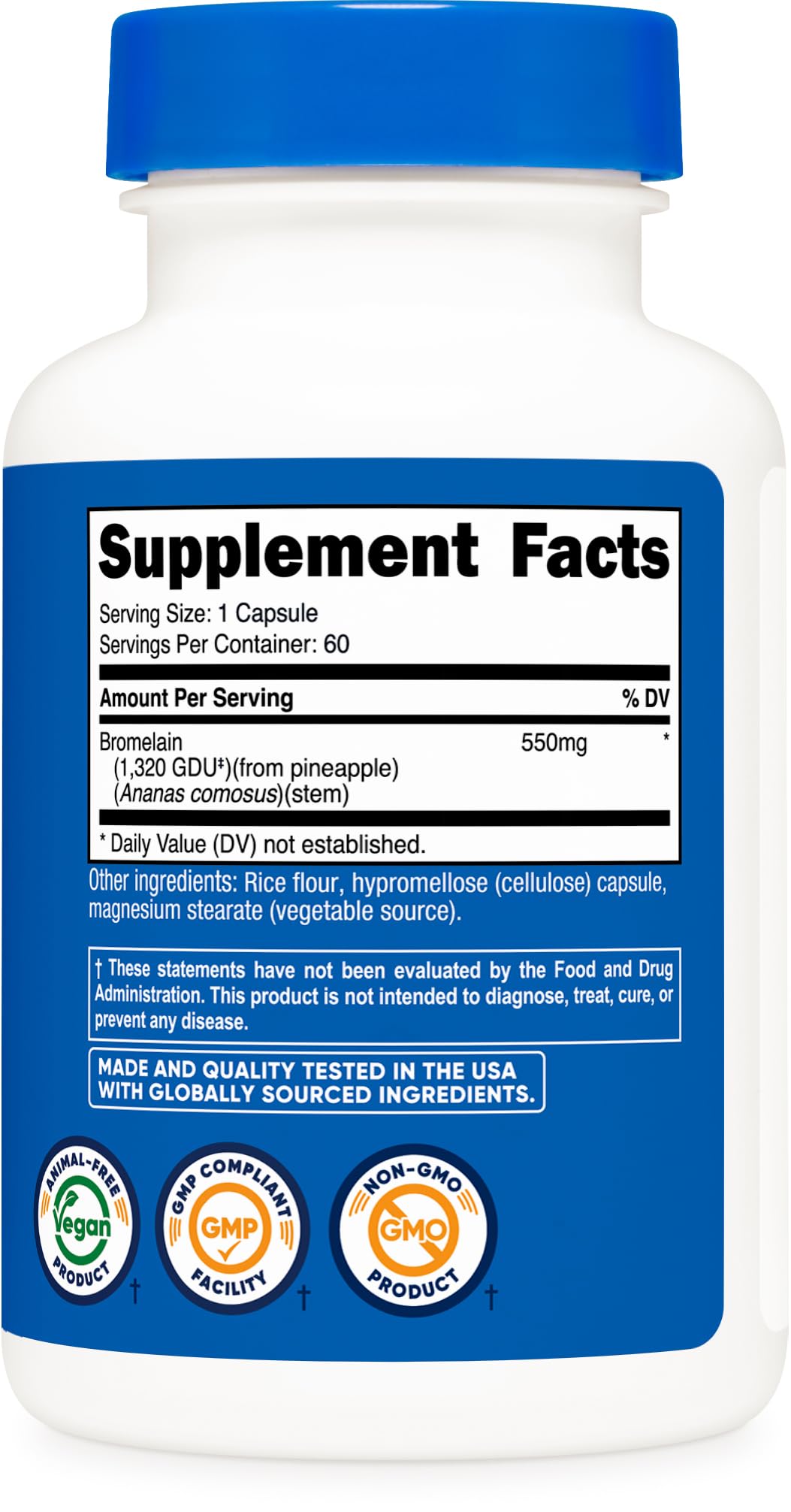 Nutricost Bromelain Powder 3 oz