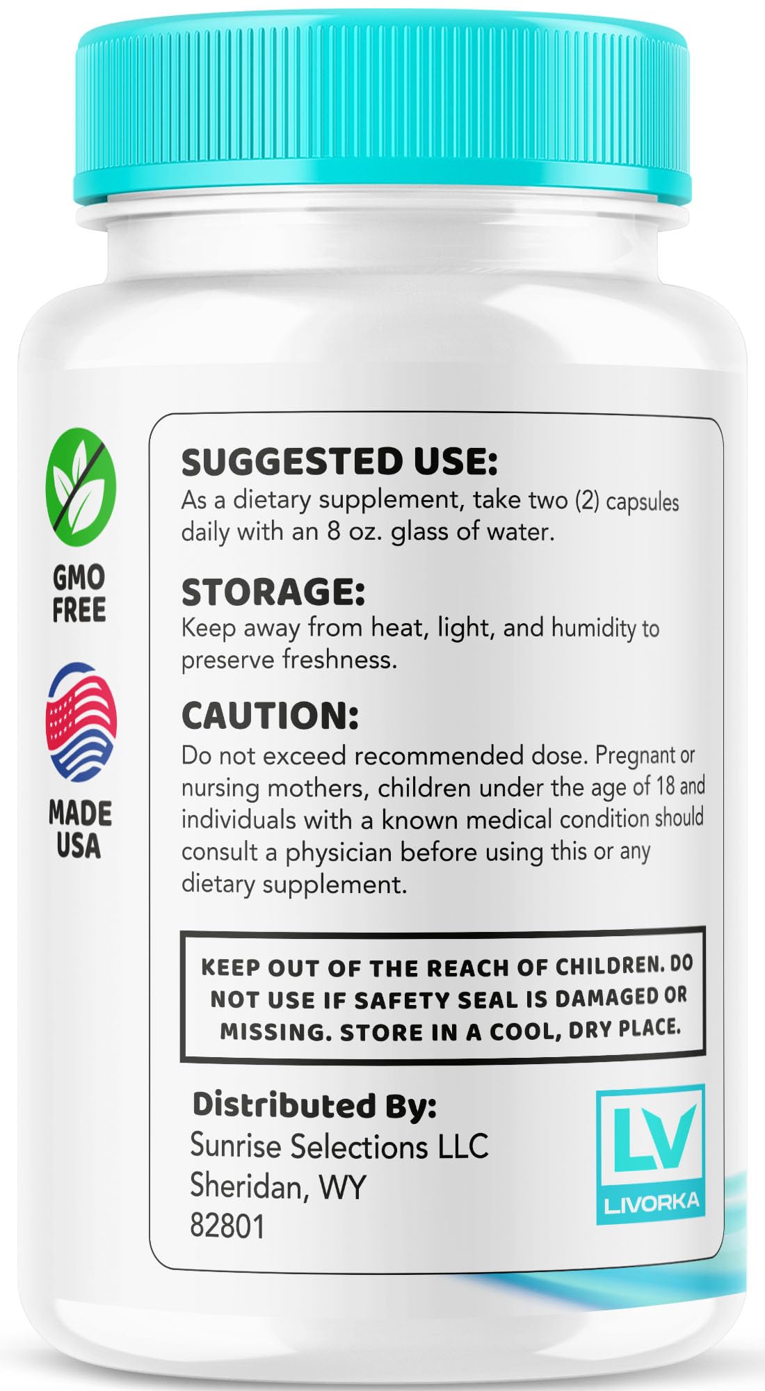 LIVORKA Renew Biome Skin and Gut Capsules, 60 Capsules