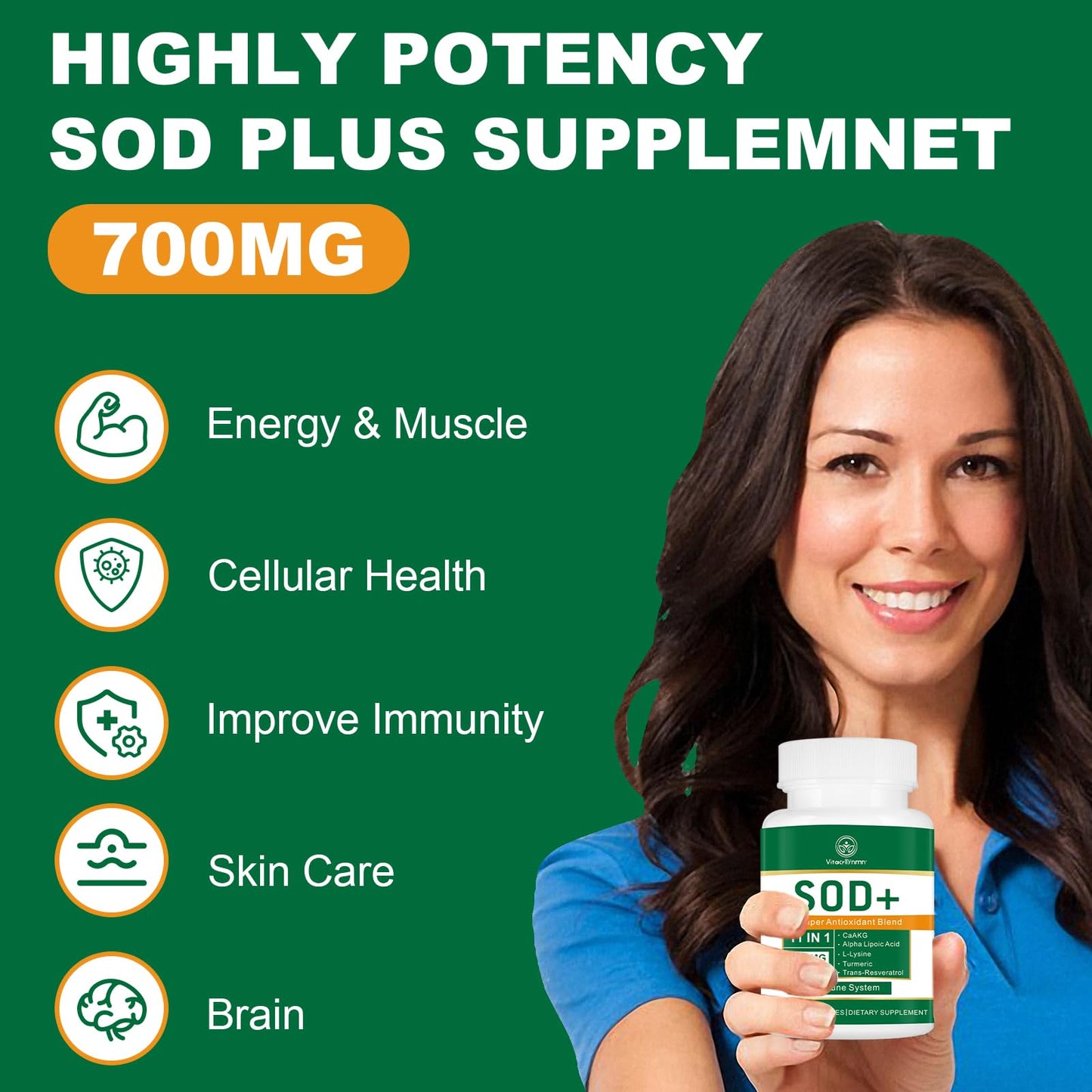 VITACRLLYNMN 700mg Sod Superoxide Dismutase Capsule, 60 Capsules
