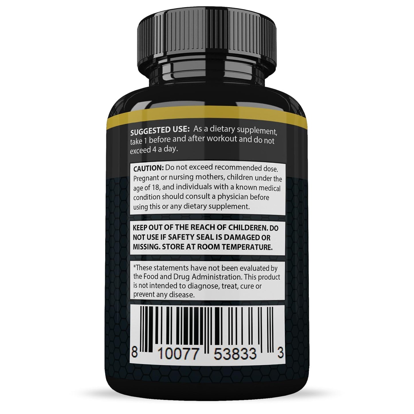 Justified Laboratories Vigor Now Max 1600MG Advanced Men's Health Formula Capsules, 120 Capsules