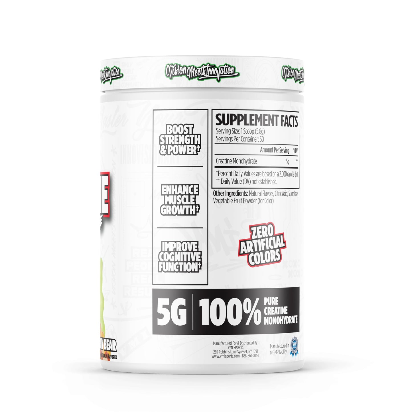 VMI Sports Creatine Monohydrate Powder 60 Servings