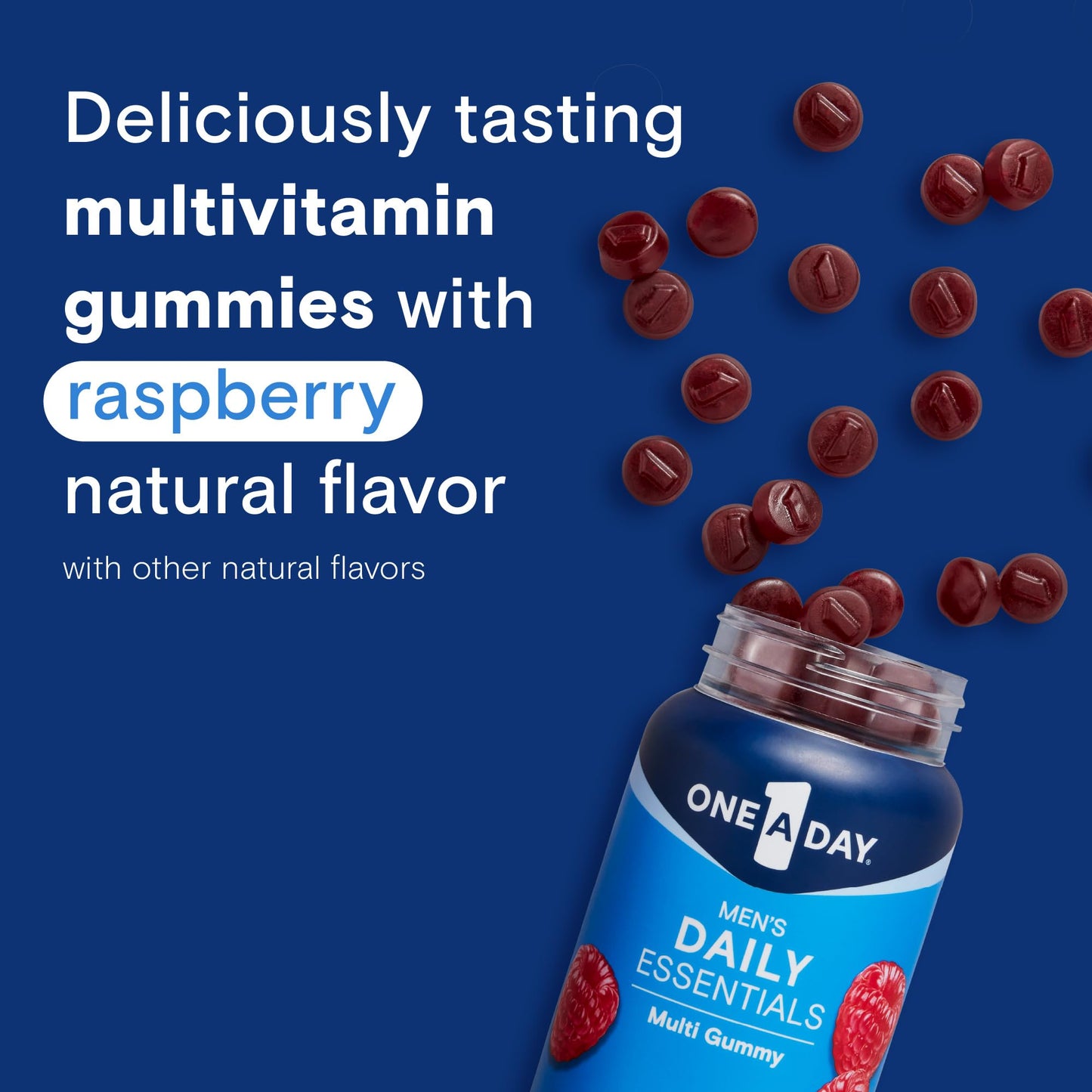 ONE A DAY Men's Daily Essentials Multivitamin Gummies, 120 Gummies