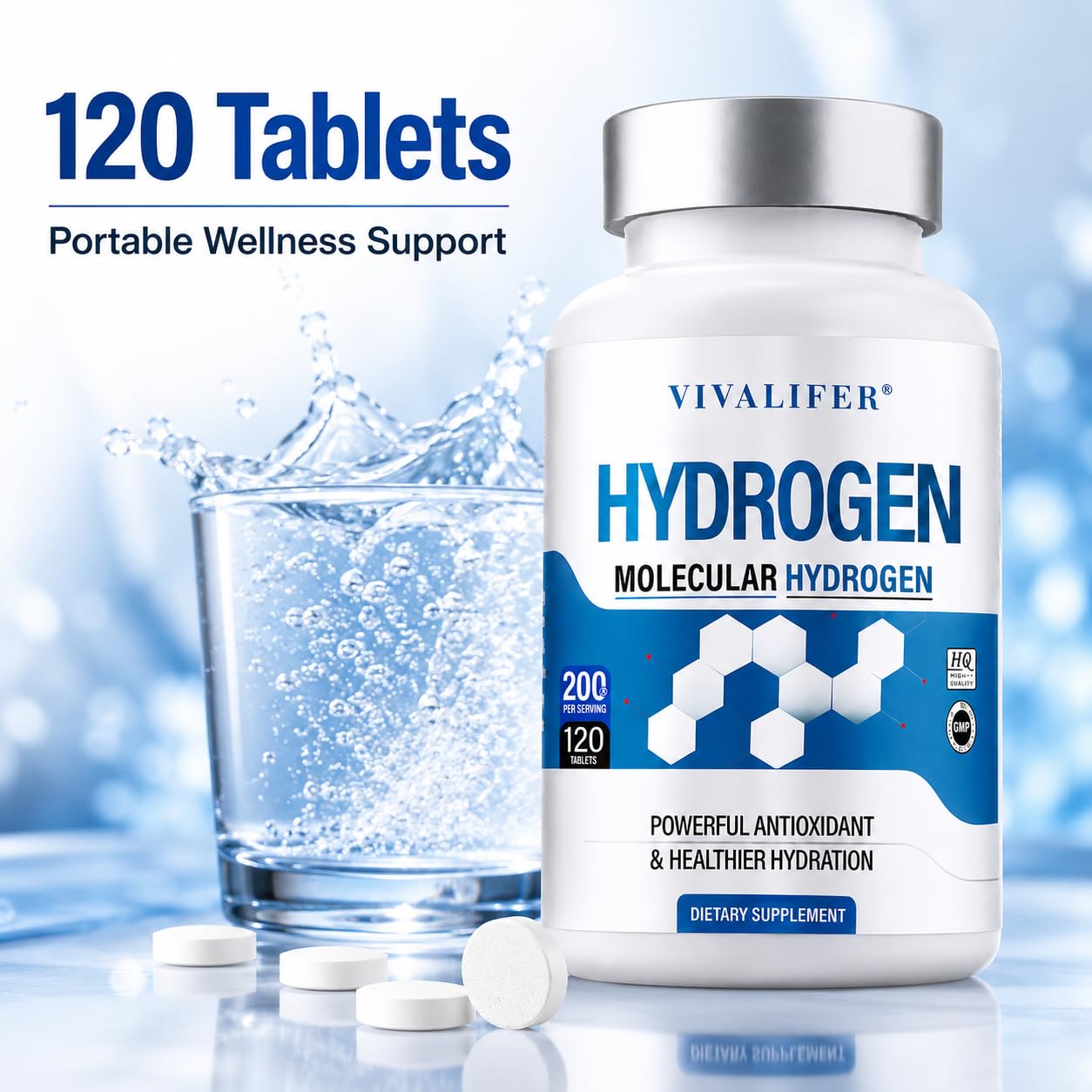 CORELIX Hydrogen Water Tablets with Magnesium 120 Tablets