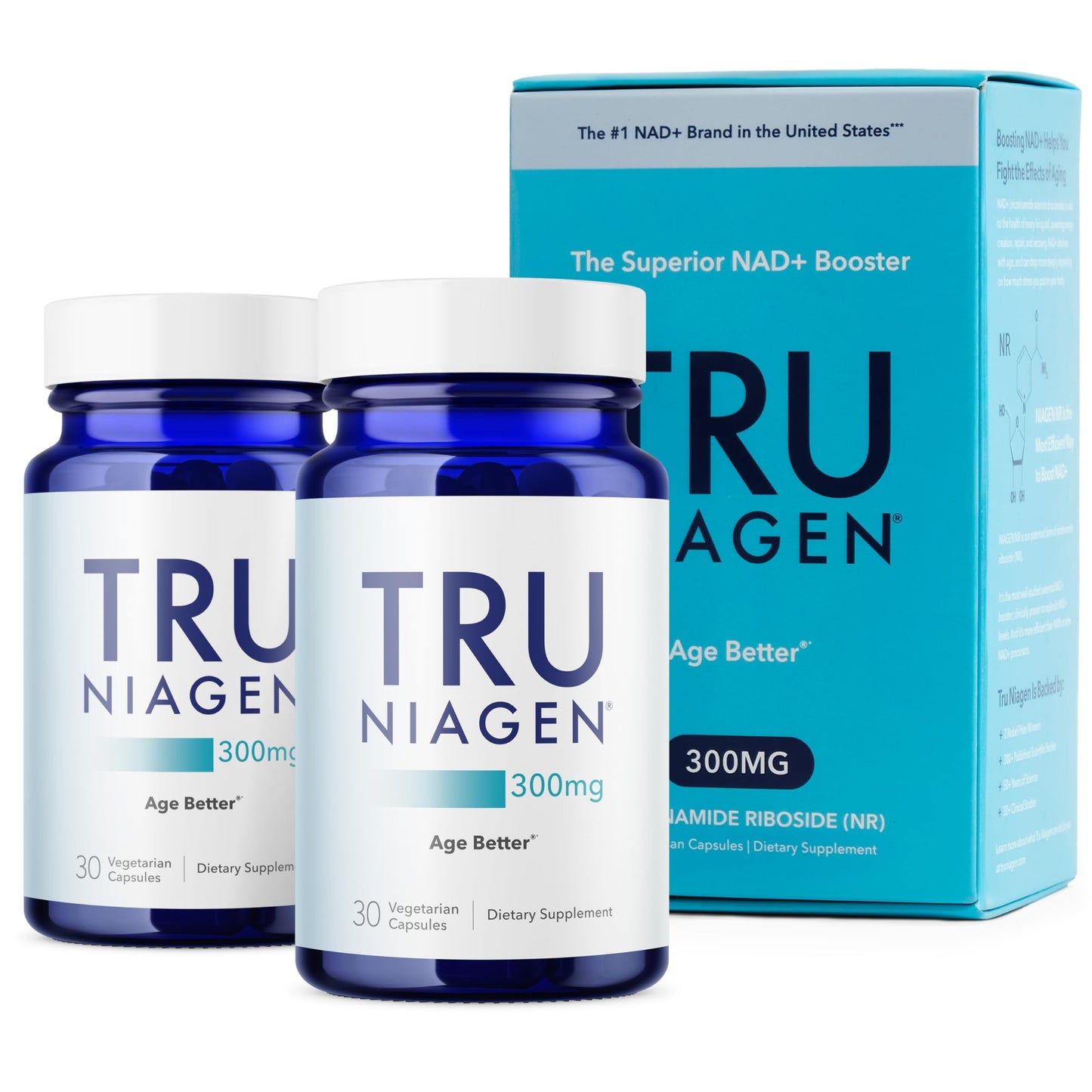 TRU NIAGEN Nicotinamide Riboside (NR) NAD Supplement Capsule 60 Capsules