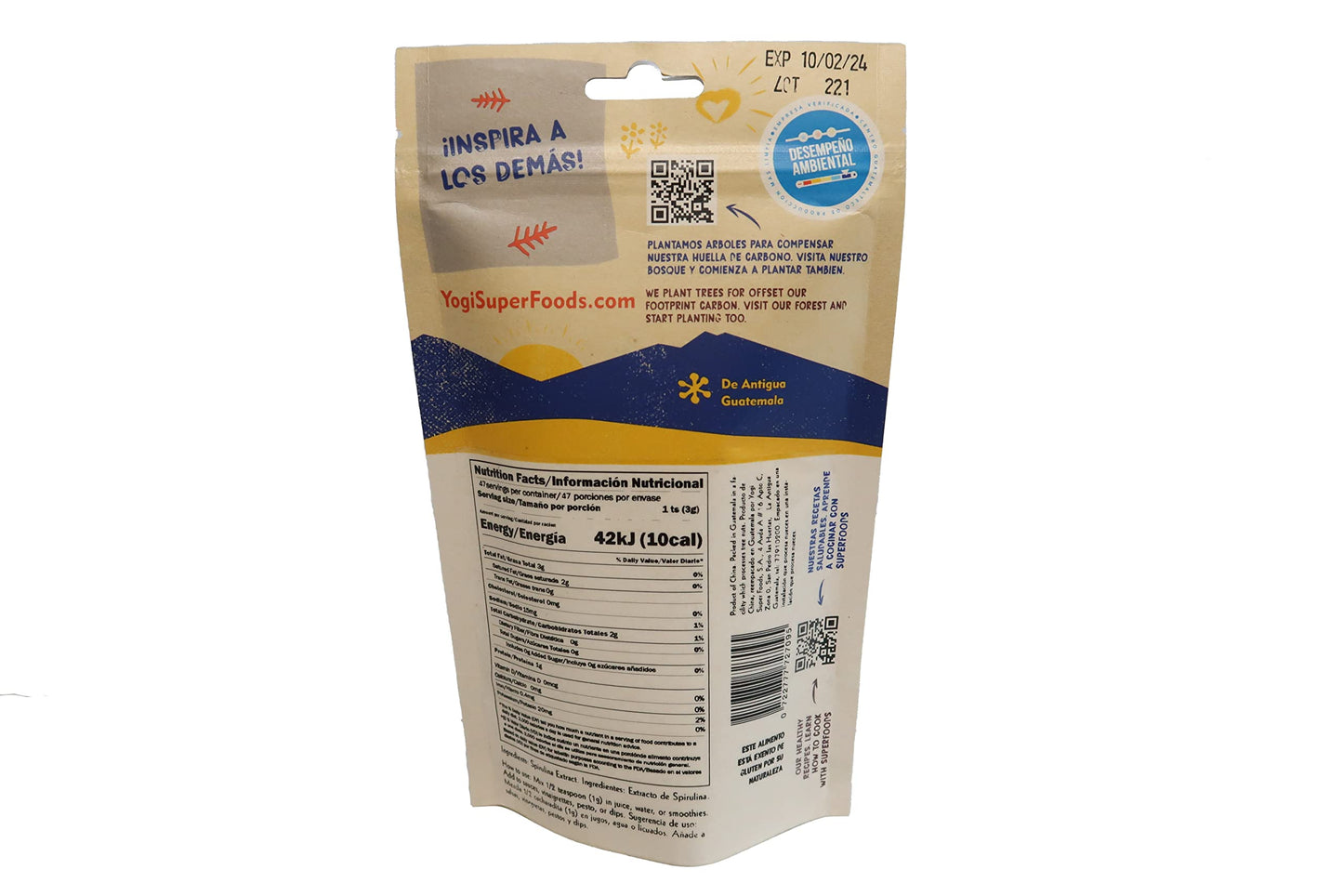 Yogi Super Foods Blue Spirulina Powder 5 Ounce