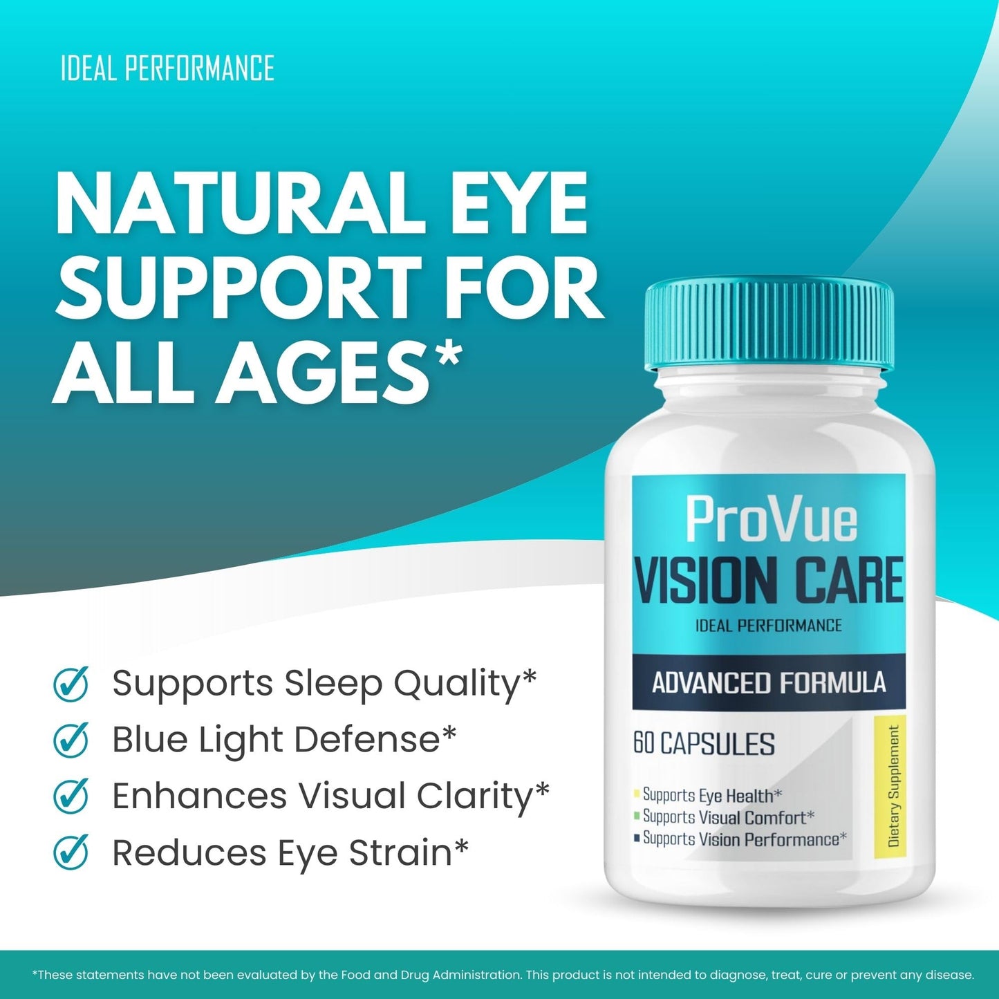 IDEAL PERFORMANCE ProVue Vision Care Eye Capsules 120 Capsules