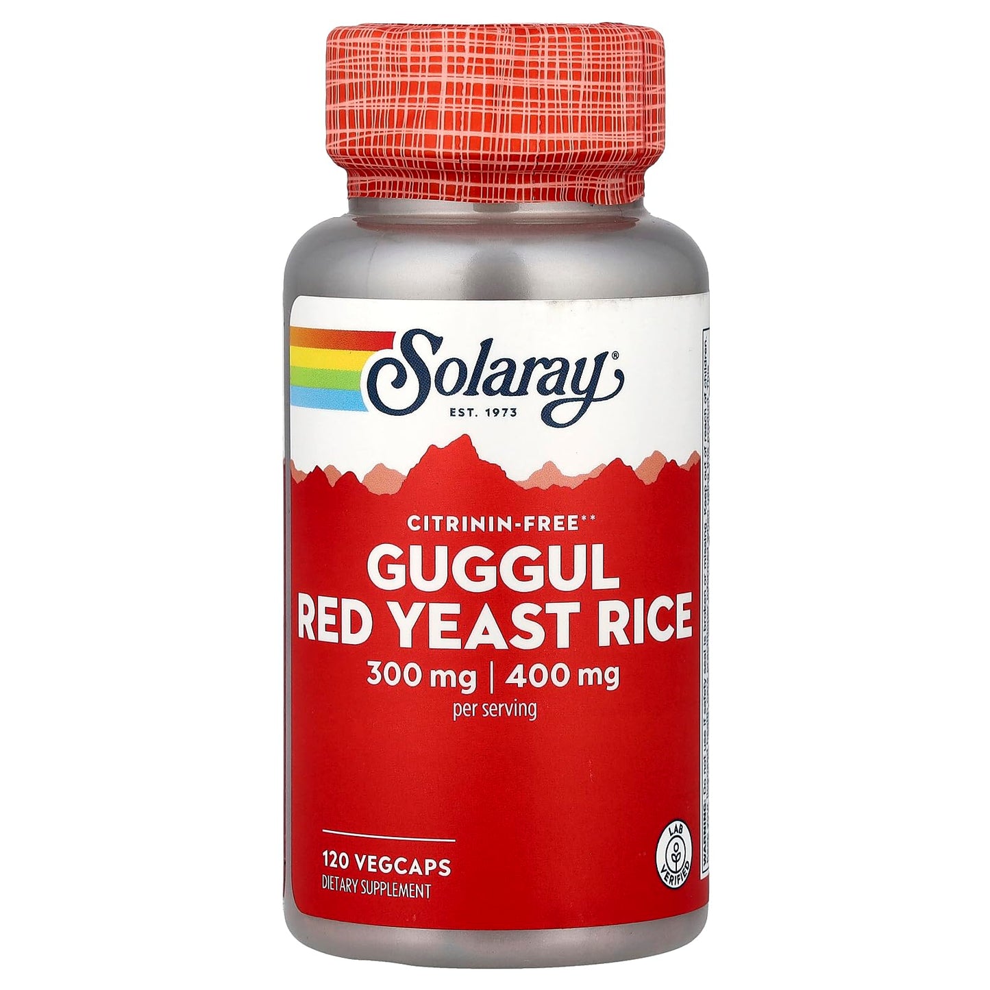 Solaray Guggul & Red Yeast Rice, 120 Capsules