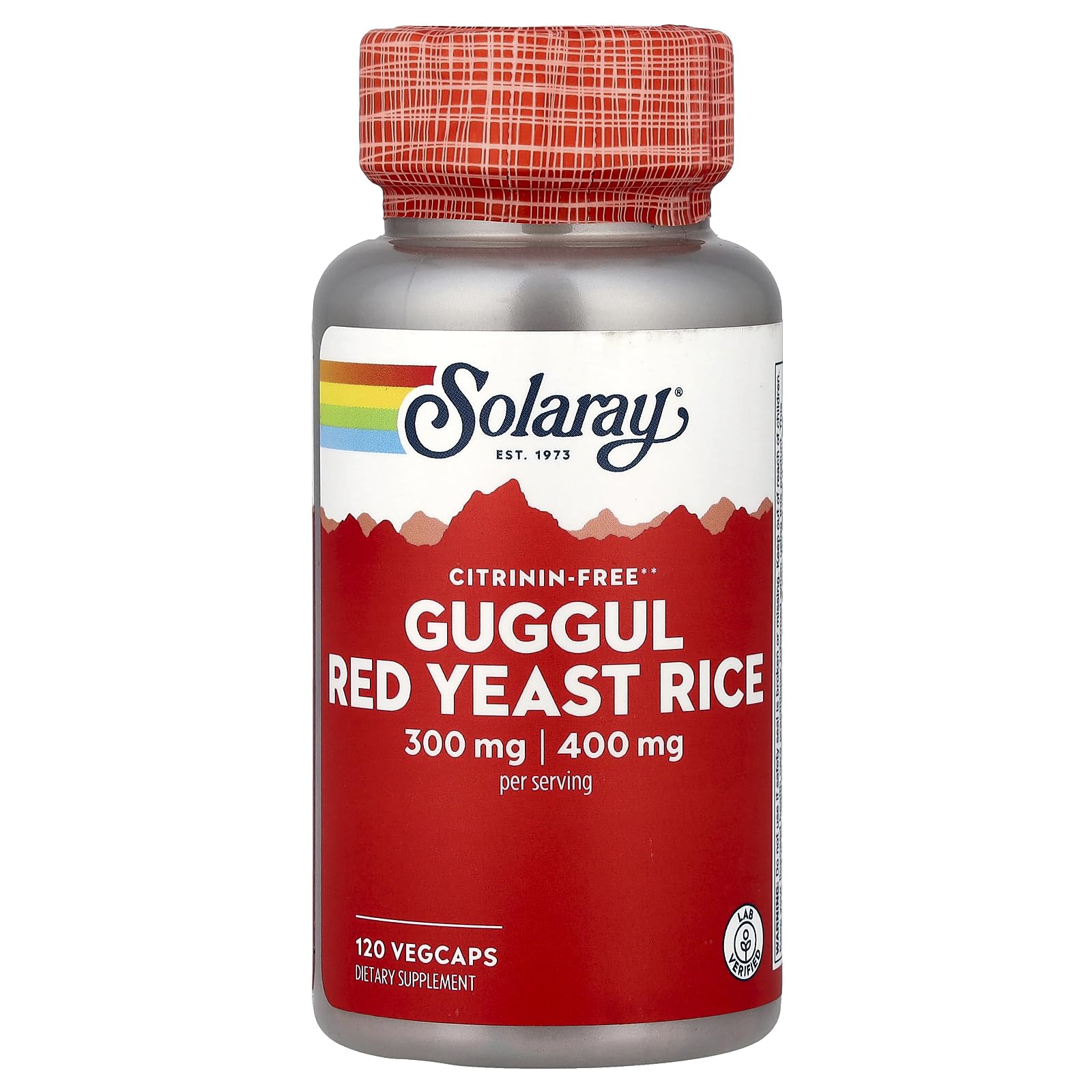 Solaray Guggul & Red Yeast Rice Capsules, 120