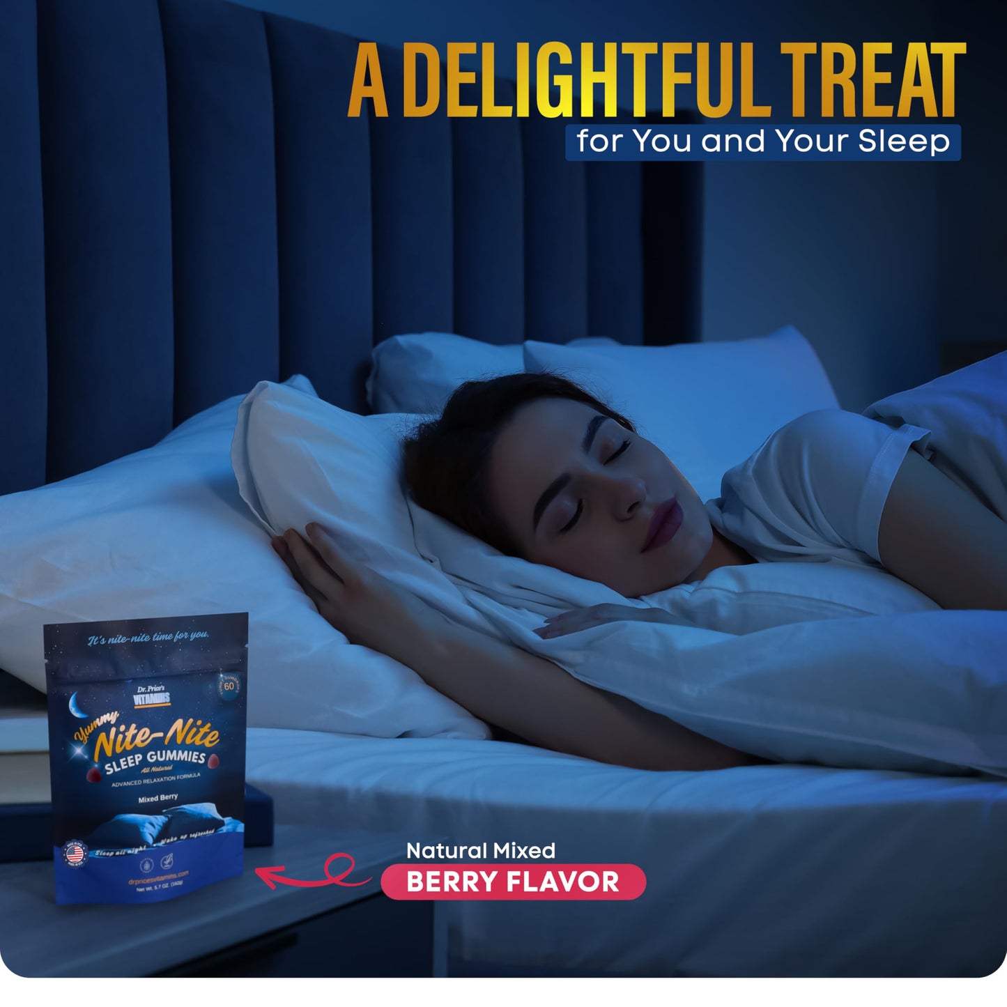Dr. Price's Vitamins Sleep Gummies for Adults, 60 Gummies
