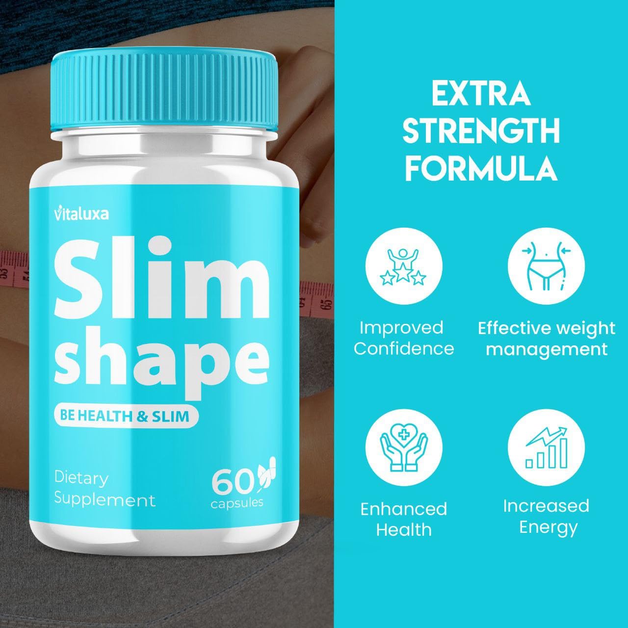 Vitaluxa SlimShape Capsules 180 Count