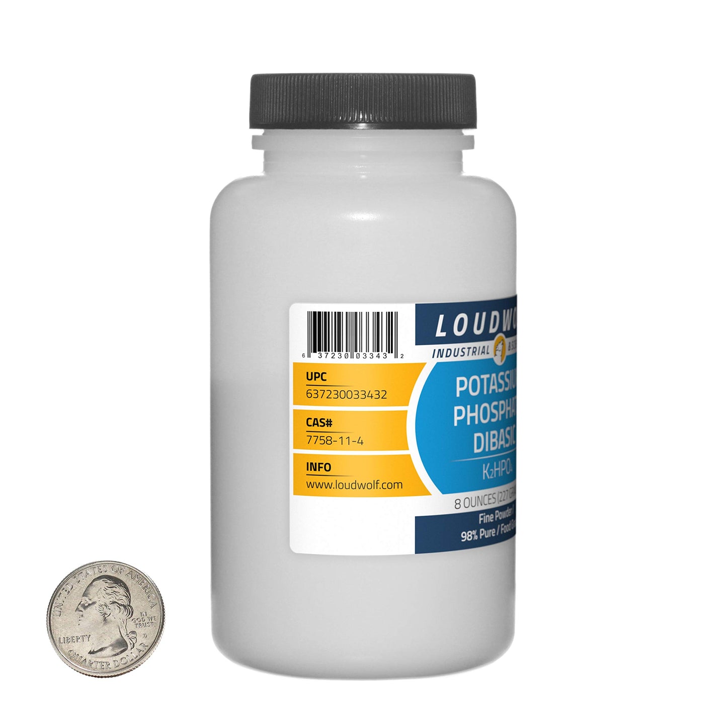 Loudwolf Potassium Phosphate Dibasic Powder, 16 oz
