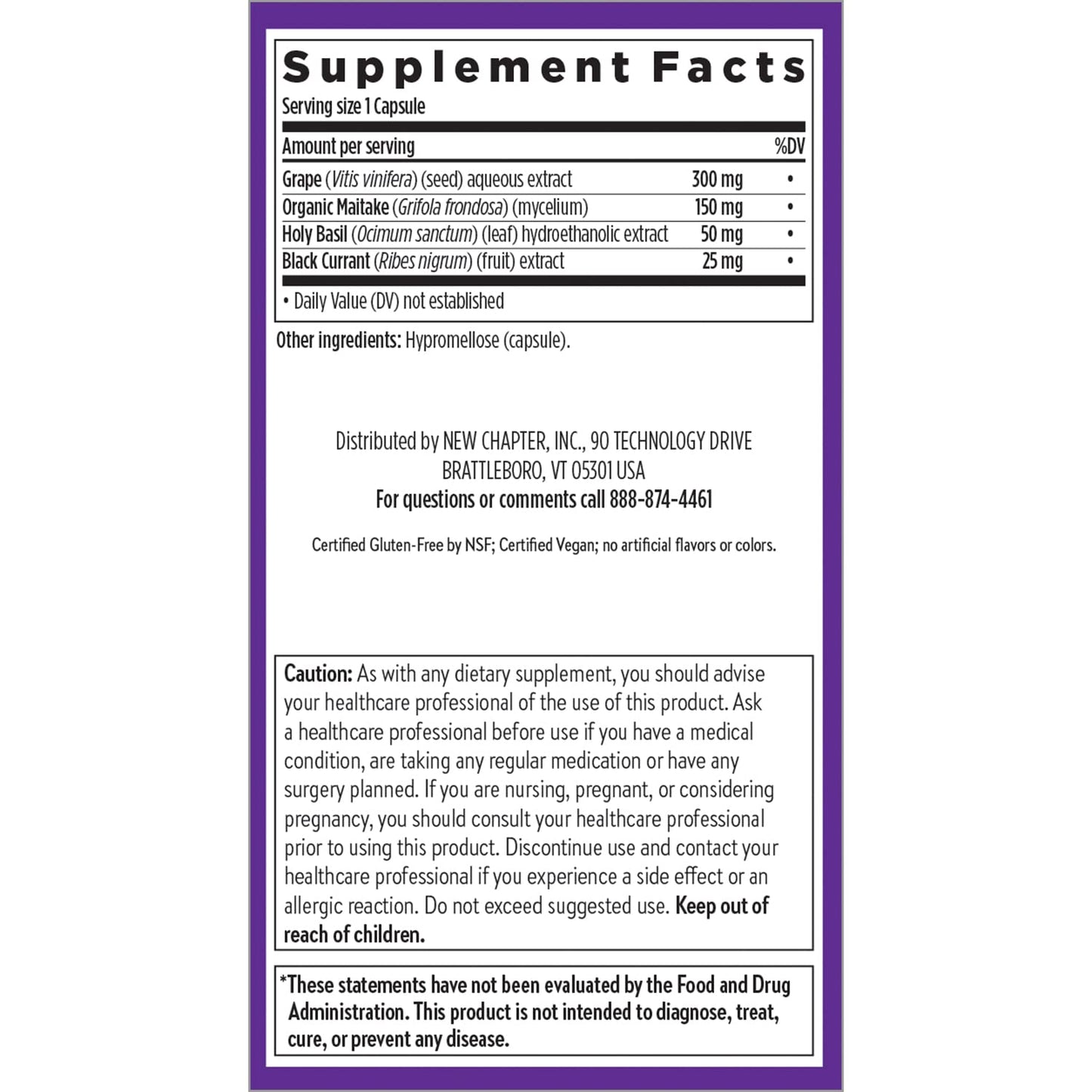New Chapter Blood Pressure Supplement Capsule, 60 Count
