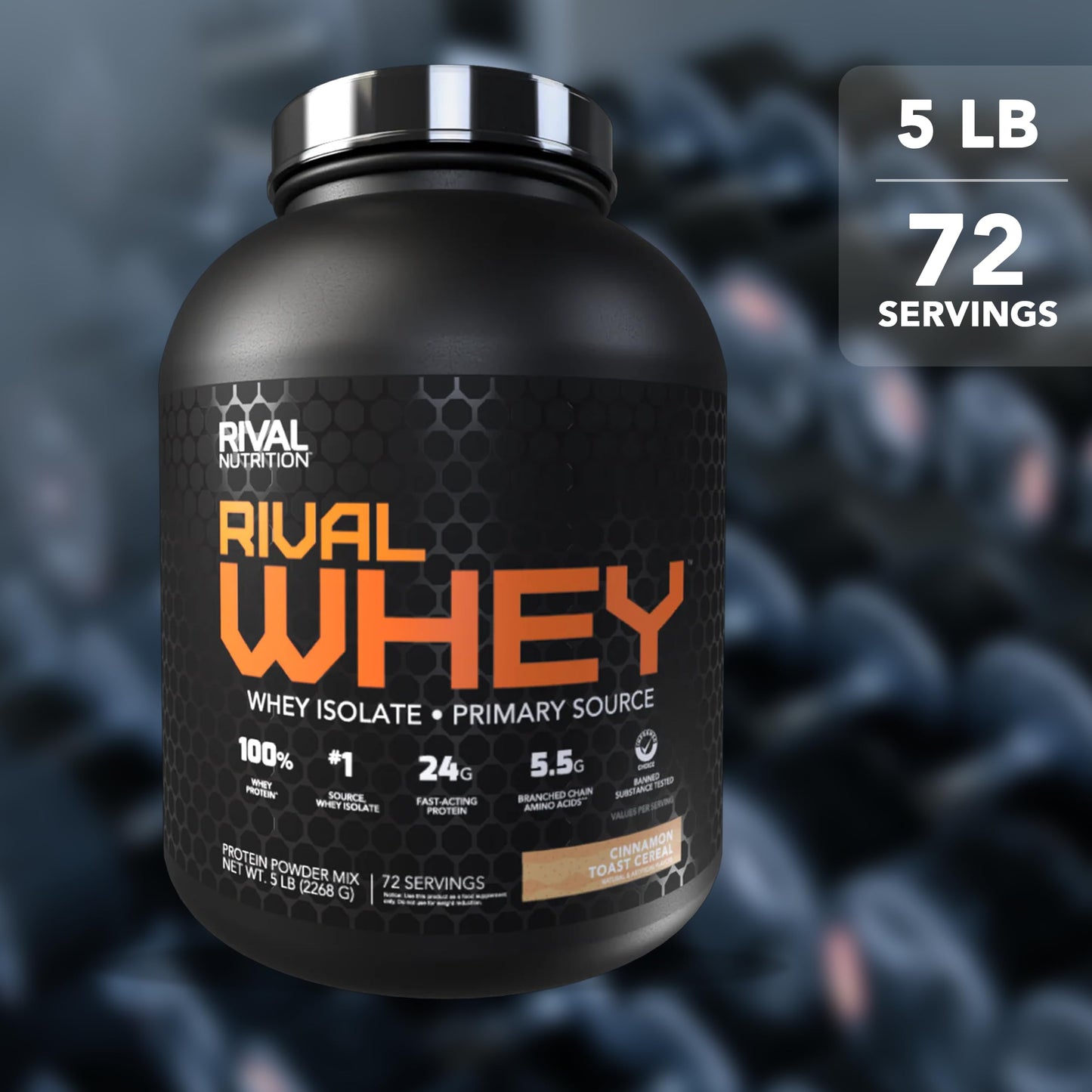 Rival Nutrition Rival Whey Chocolate Peanut Butter Powder, 2 lb
