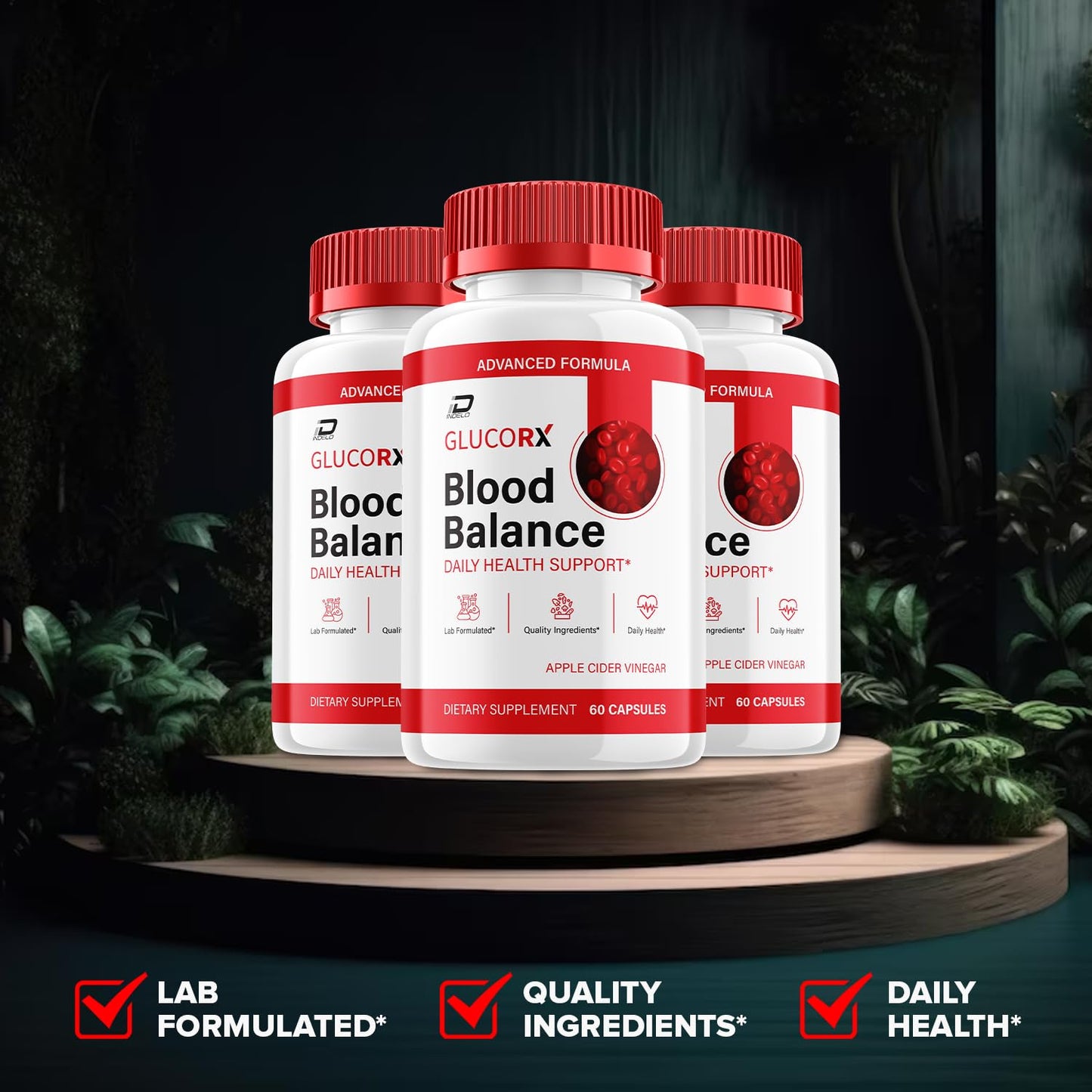 Indelo Glucorx Bloodbalance Advanced Formula Capsules, 60 Capsules