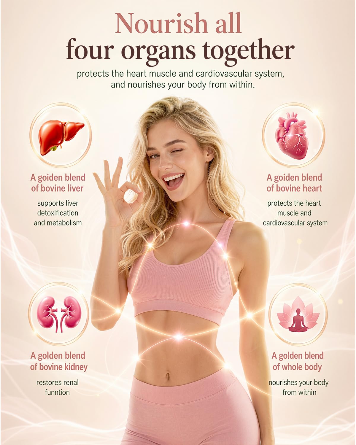 Vccvaa Beef Organ Supplement for Women Capsule 120 Caps