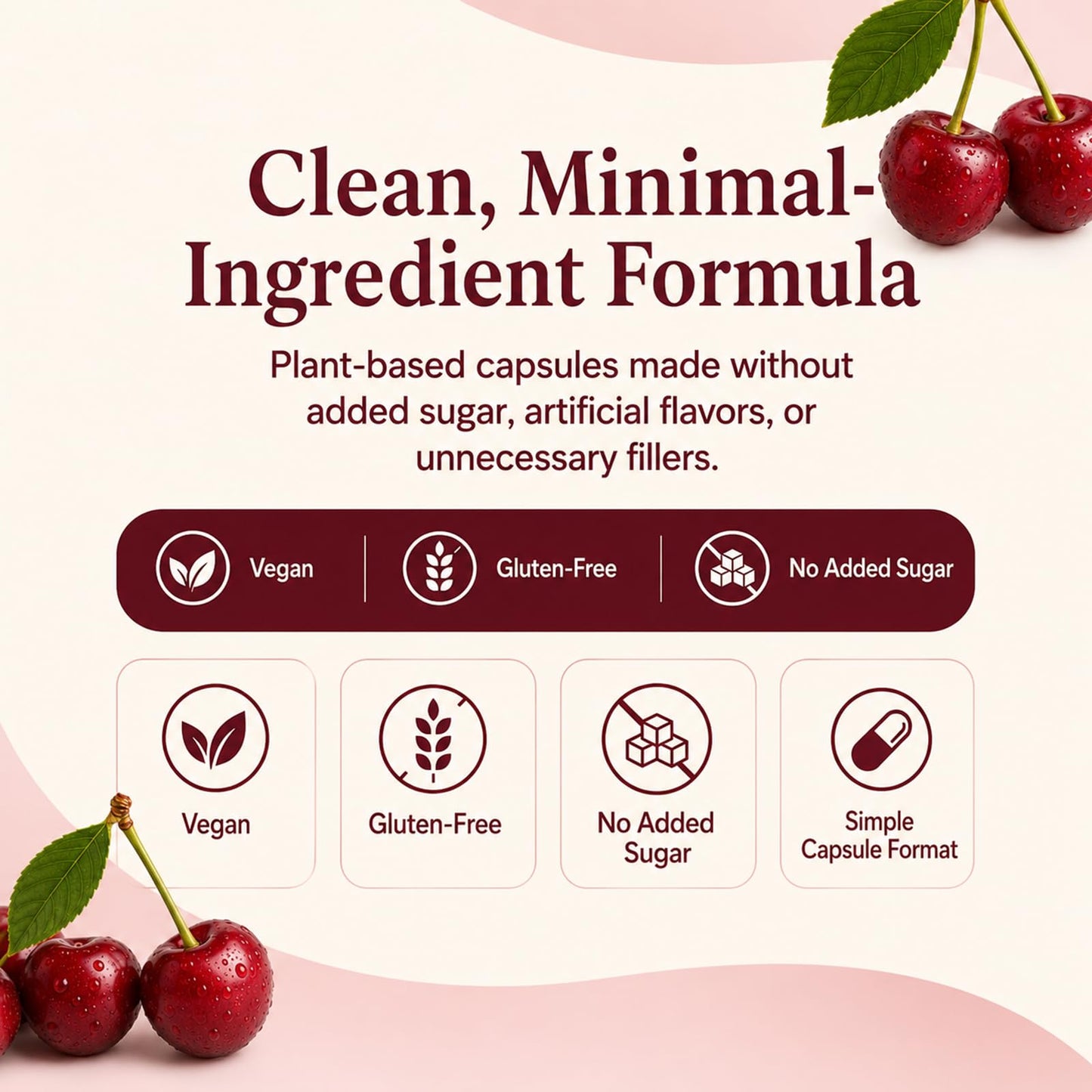 Good Grove Nature Tart Cherry Extract Capsules, 60 Count