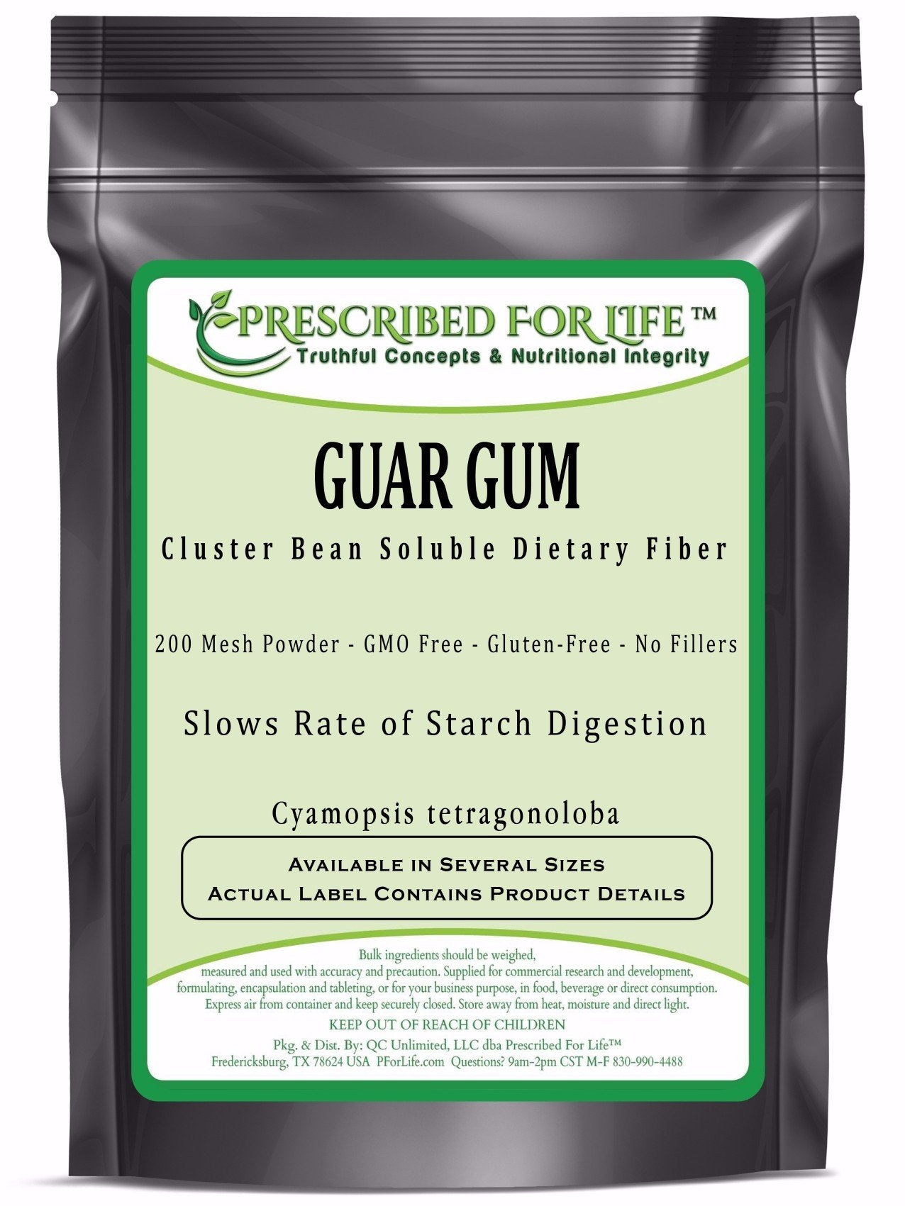 Prescribed For Life Guar Gum Powder 70.5479 Ounce