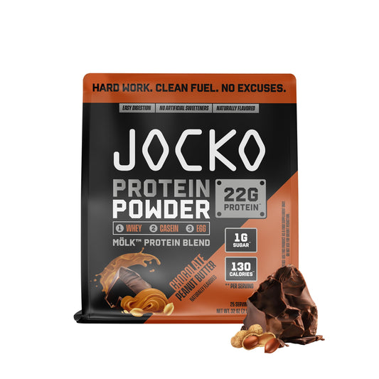 Jocko Fuel Mölk Whey Protein Powder Chocolate Peanut Butter 2 lb