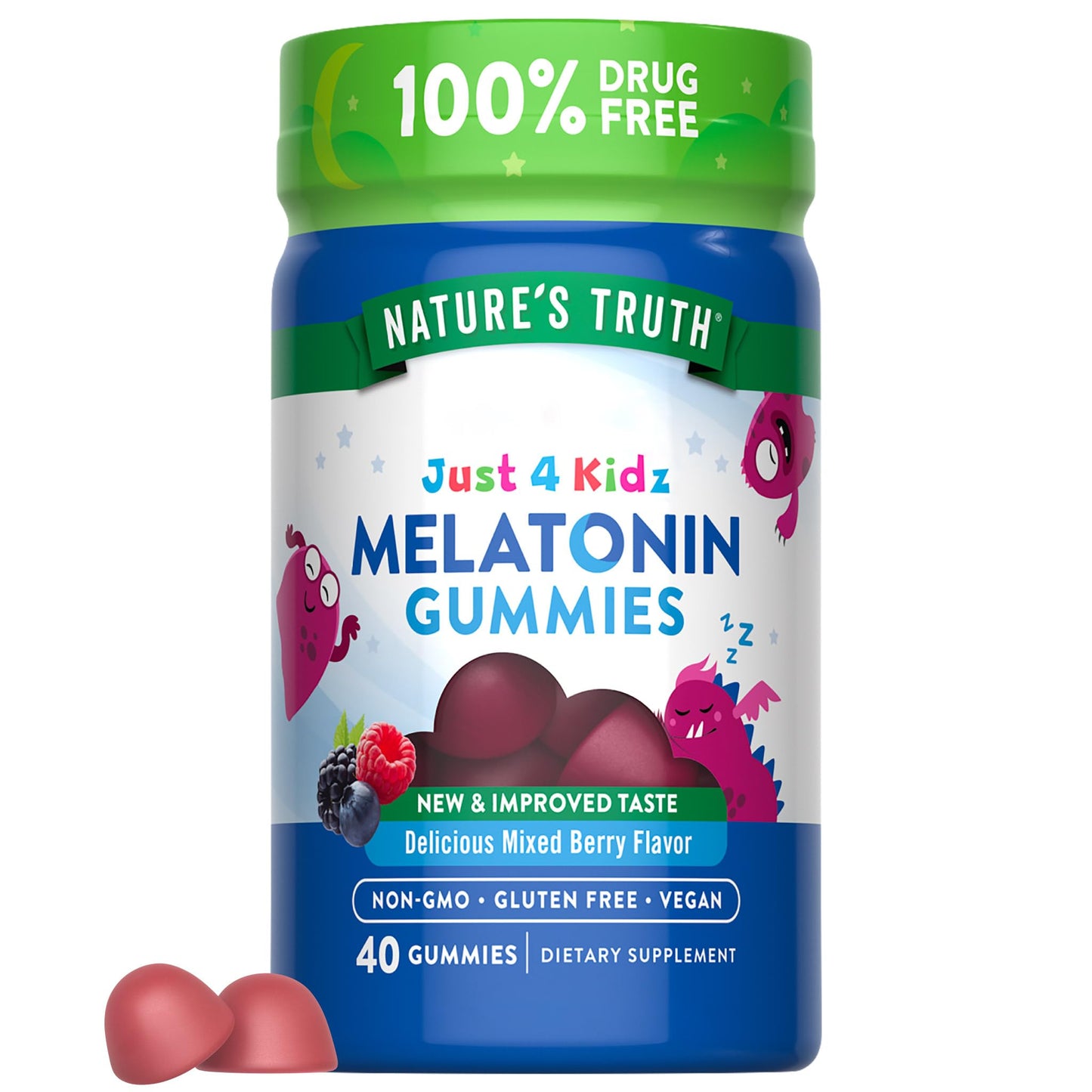Nature's Truth Kids Melatonin Gummies 40 Count