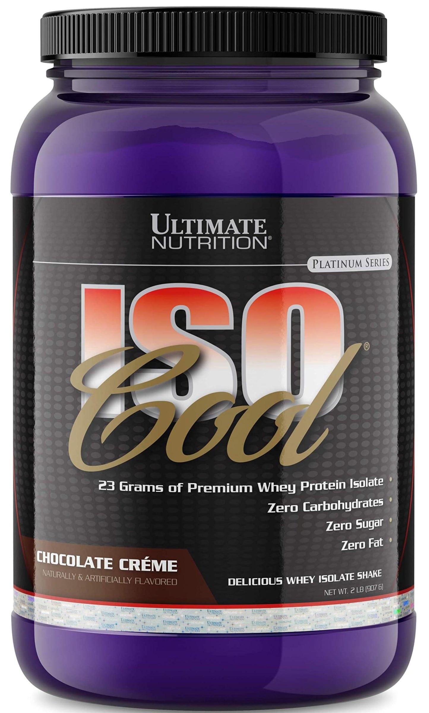 Ultimate Nutrition ISO Cool Whey Isolate Vanilla Powder 32 Servings