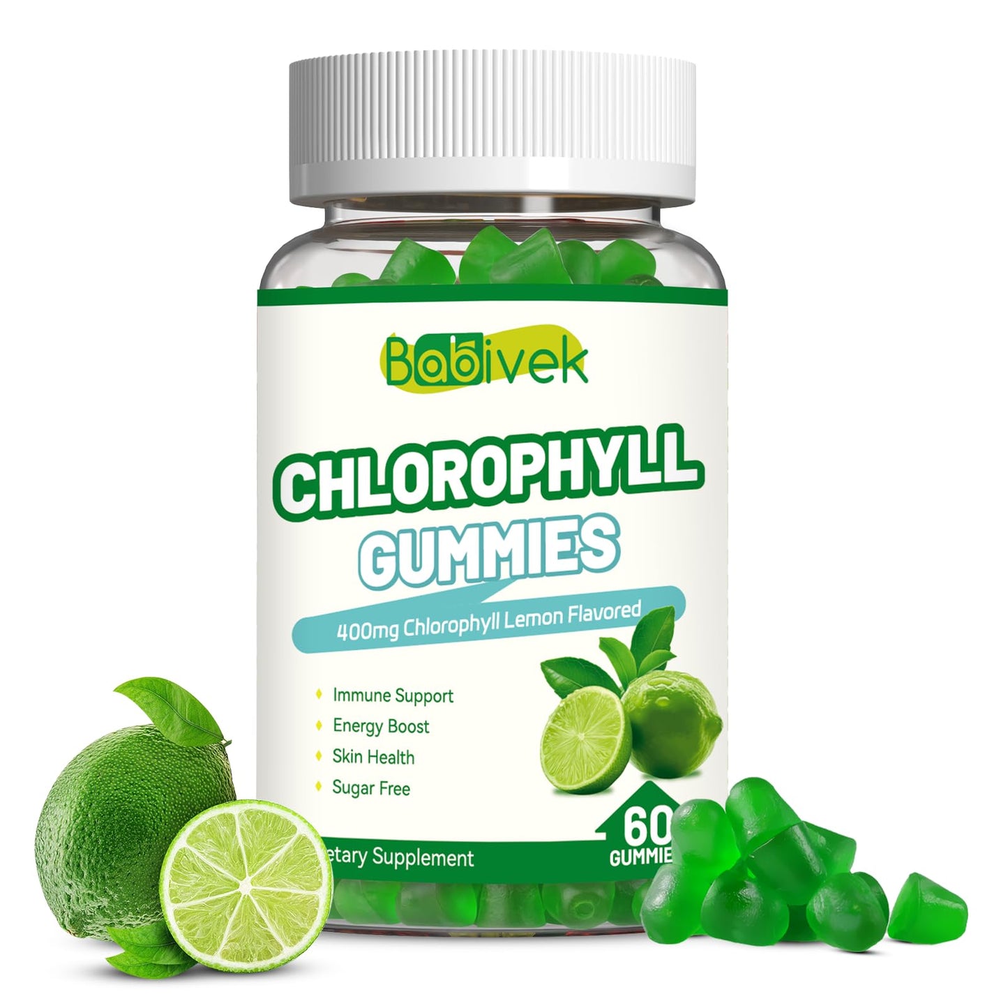 Babivek Chlorophyll Gummies 60 Count