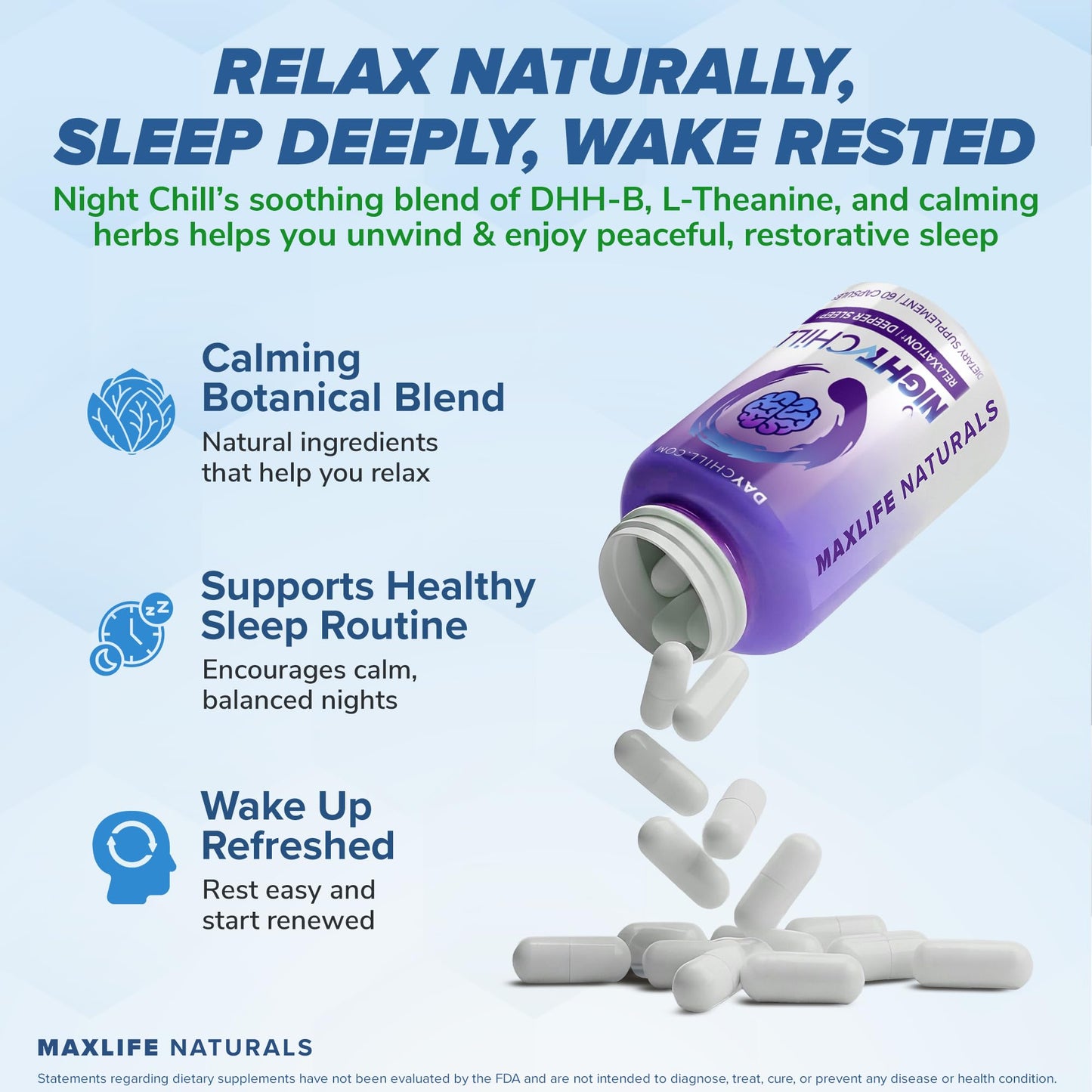 MaxLife Naturals Sleep Supplement Capsule, 60 Count