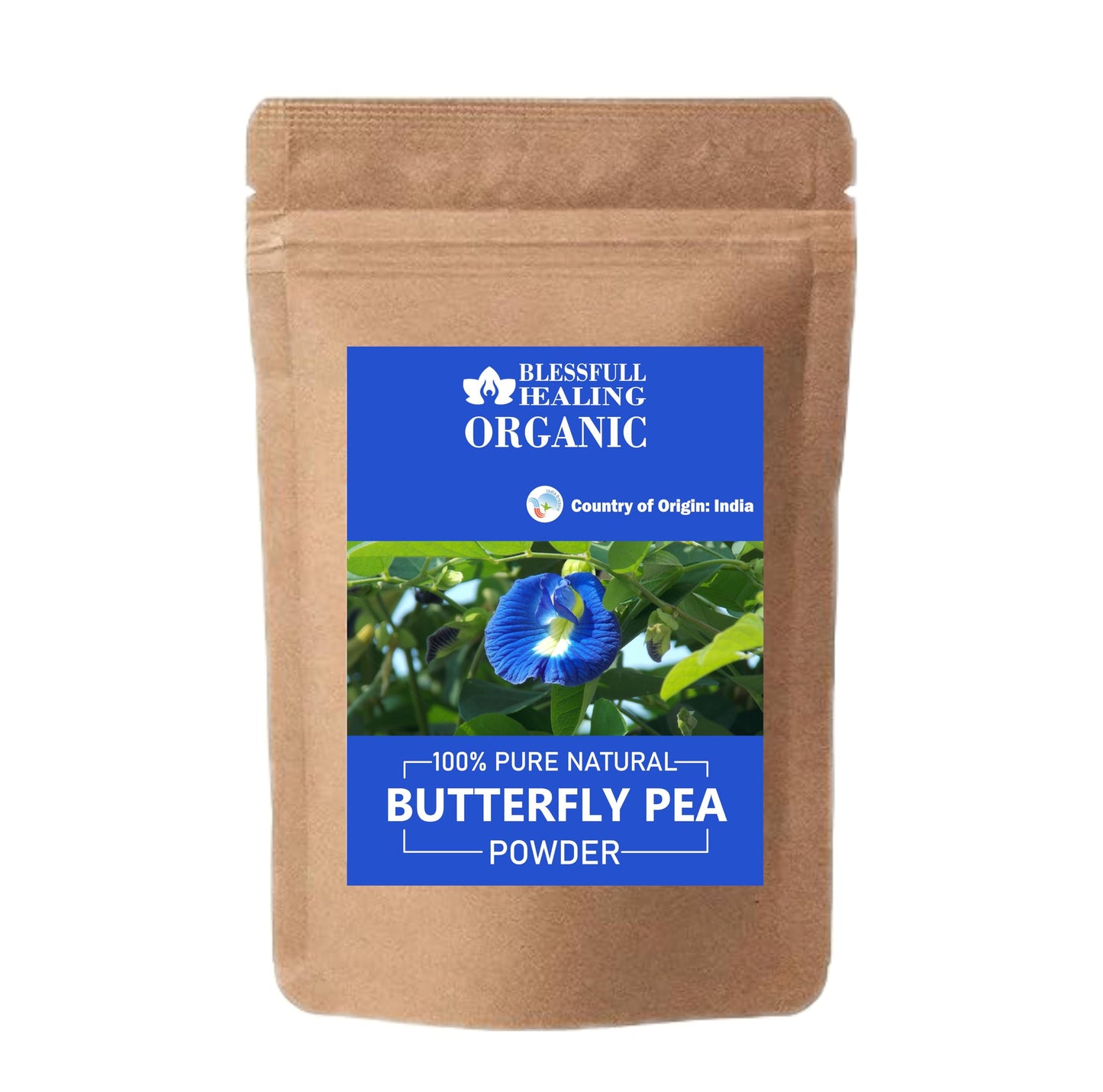 Blessfull Healing Organic Butterfly Pea Powder 300 Gram