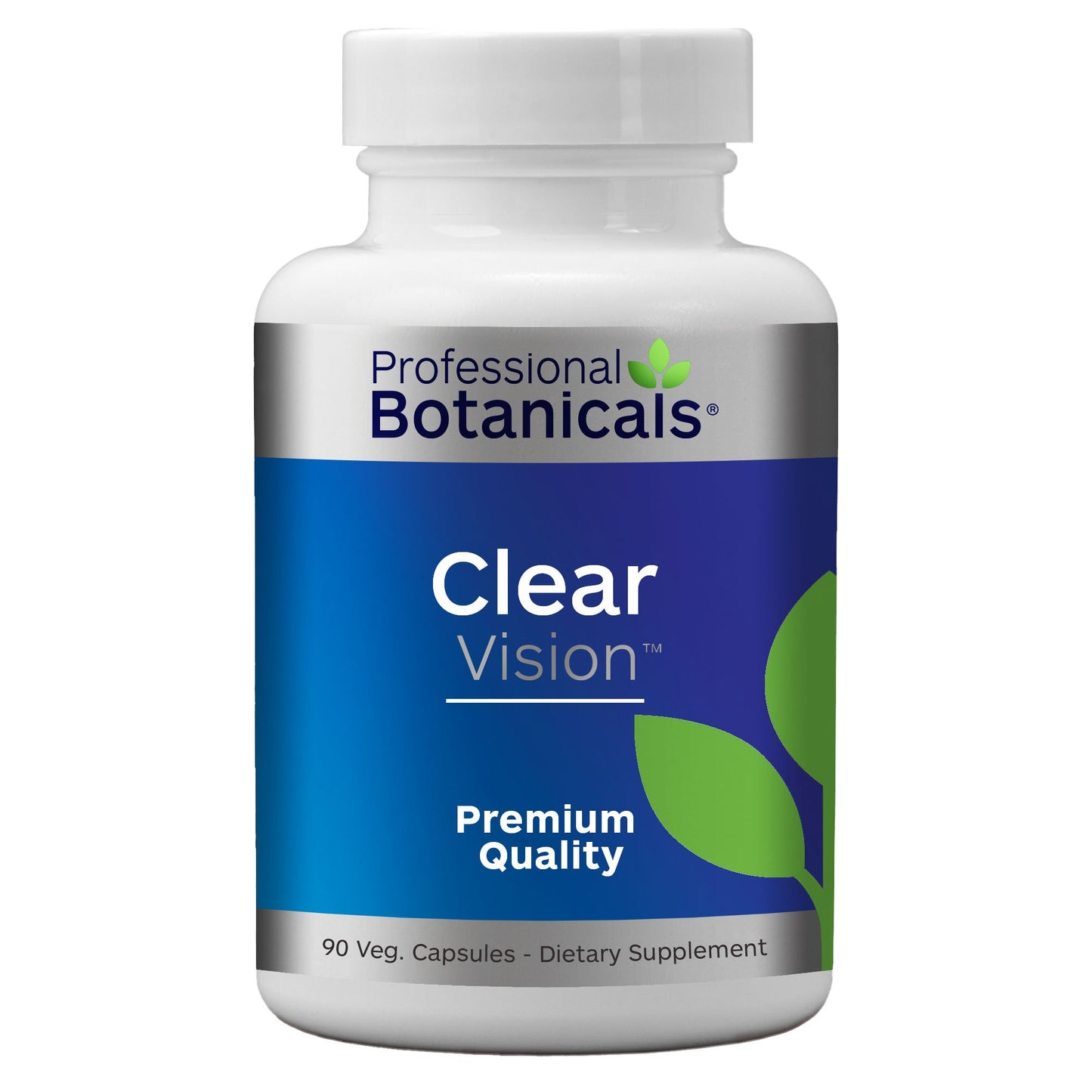 Professional Botanicals Clear Vision Eye Vitamins Lutein Zeaxanthin Supports Eye Strain, Dry Eyes, and Vision Health Capsule 1 Count
