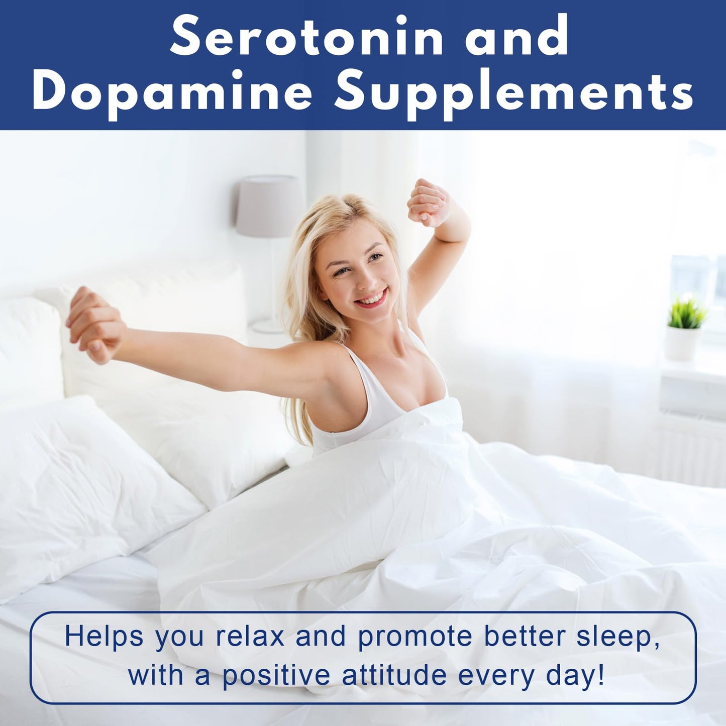 FLIKO Serotonin and Dopamine Supplements with 5-HTP & Mucuna Pruriens Capsules, 100 Count