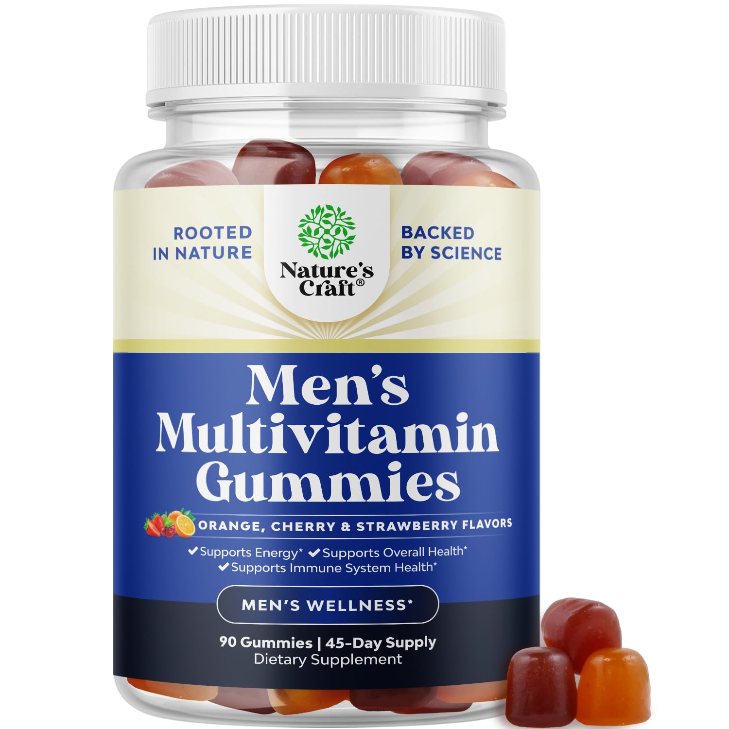 Natures Craft Daily Mens Multivitamins Gummies 90 Count