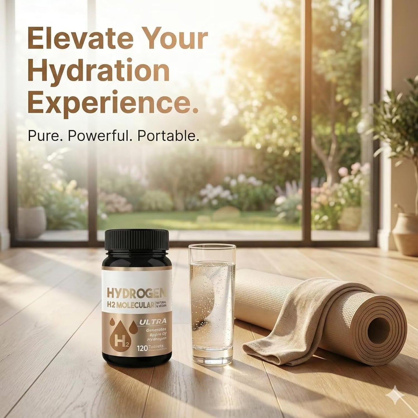 HerbX Hydrogen Water Tablets 120 Tablets