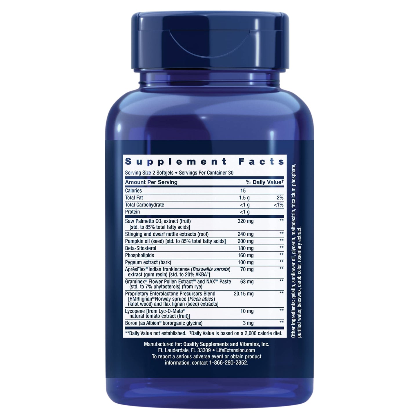 Life Extension Testosterone Elite Capsule 30 Count