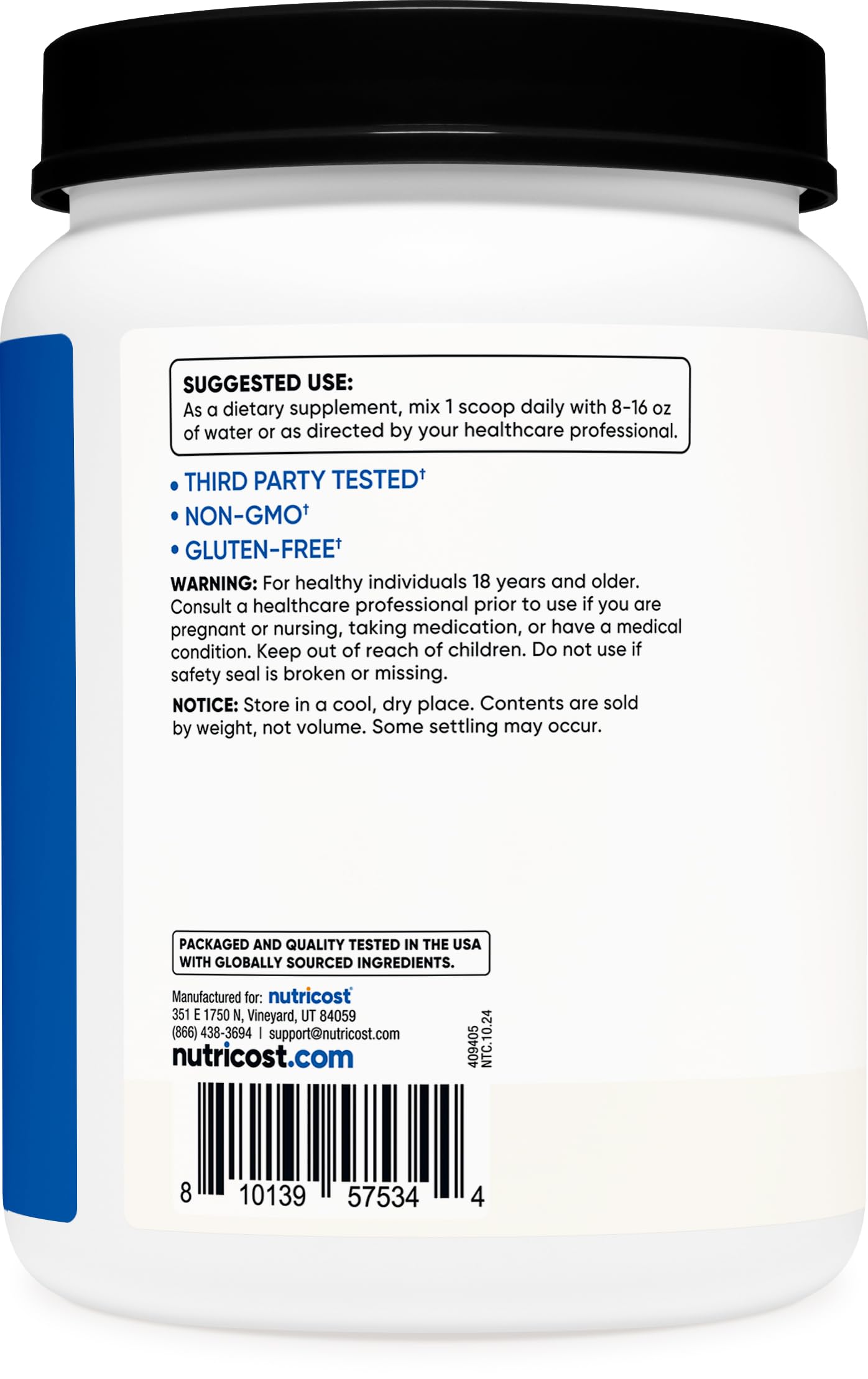 Nutricost BCAA Powder 2:1:1-150 Servings (Unflavored) 32