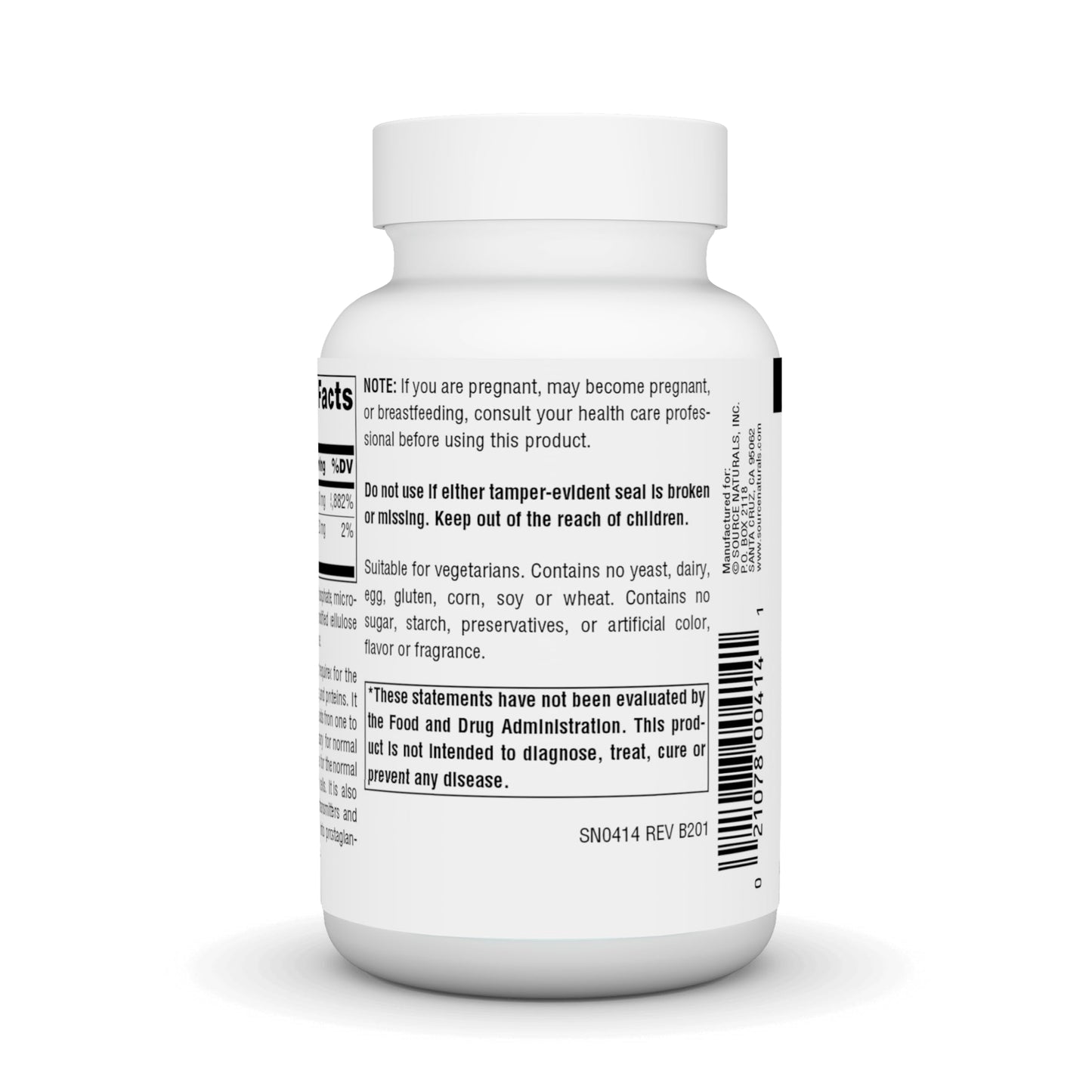 Source Naturals Vitamin B-6, 100 mg Immune System Support Tablets, 250 Tablets