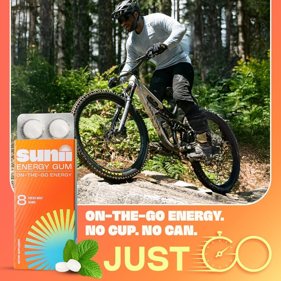 SUNII ENERGY GUM Nootropic Energy Gum Tablet 48 Tablets