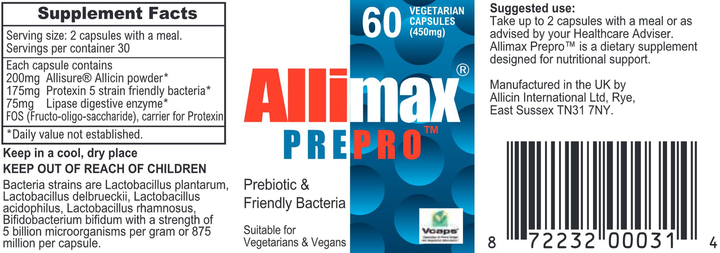 ALLIMAX Pre Pro Capsules 60