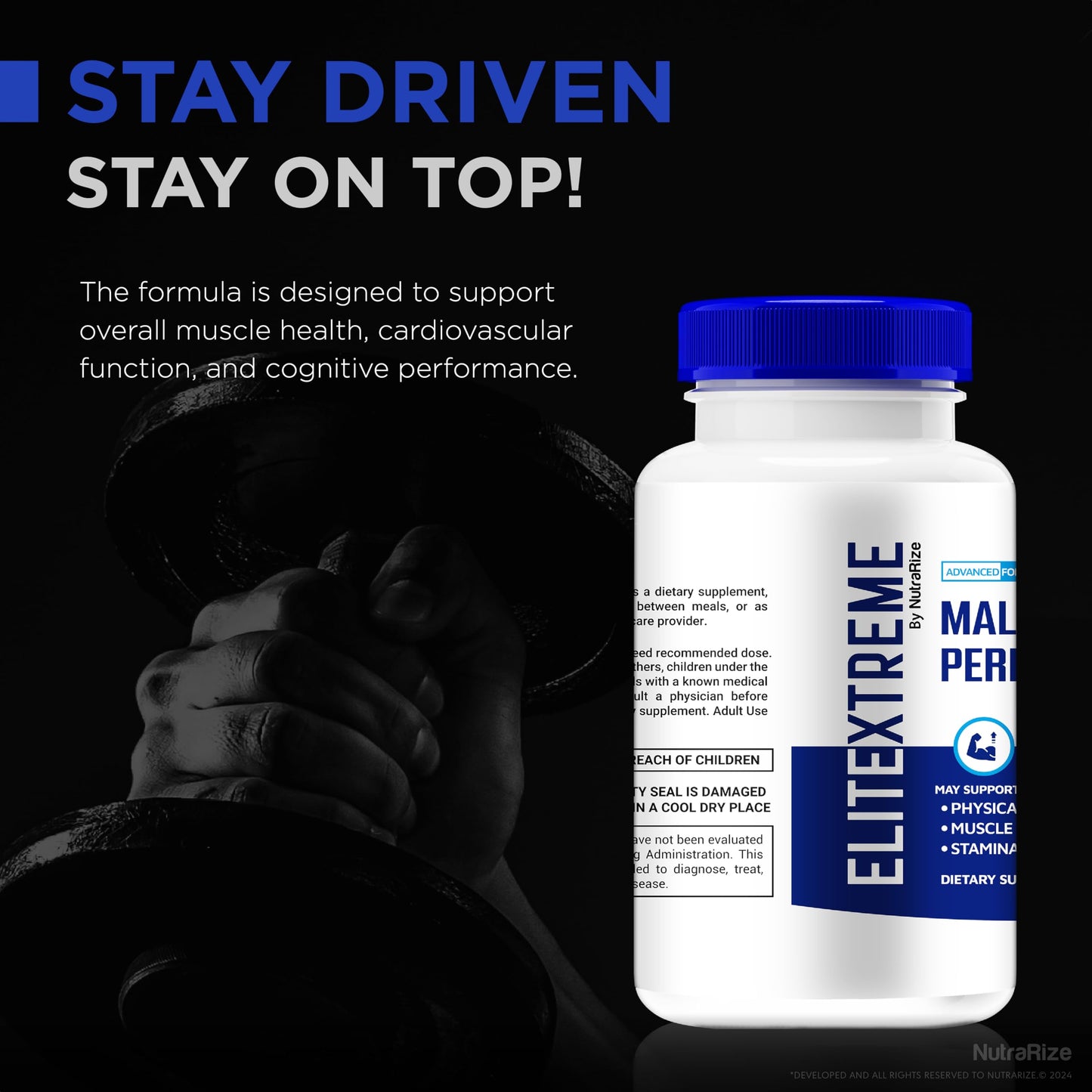 NutraRize EliteXtreme Male Multivitamin Capsules, 300 Capsules