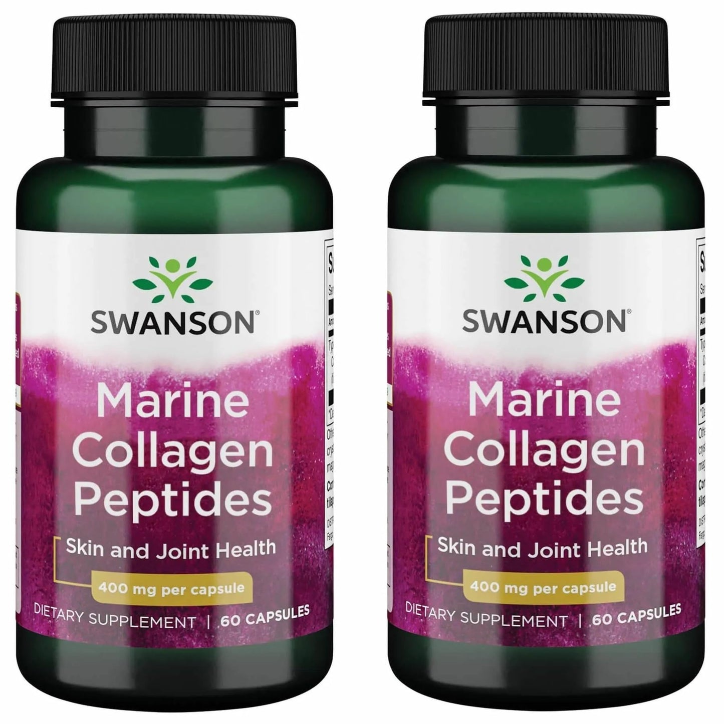 Swanson Hydrolyzed Fish Collagen Type I 400 Milligrams 120 Capsules