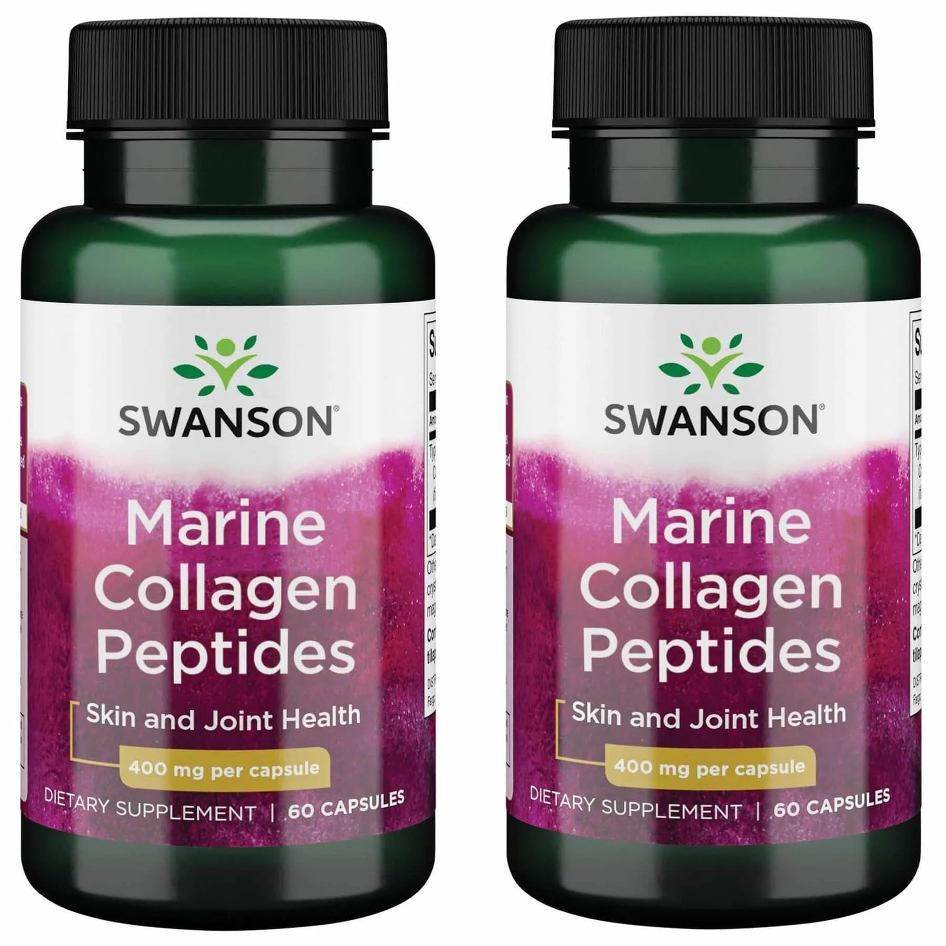 Swanson Hydrolyzed Fish Collagen Type I 400 Milligrams 120 Capsules