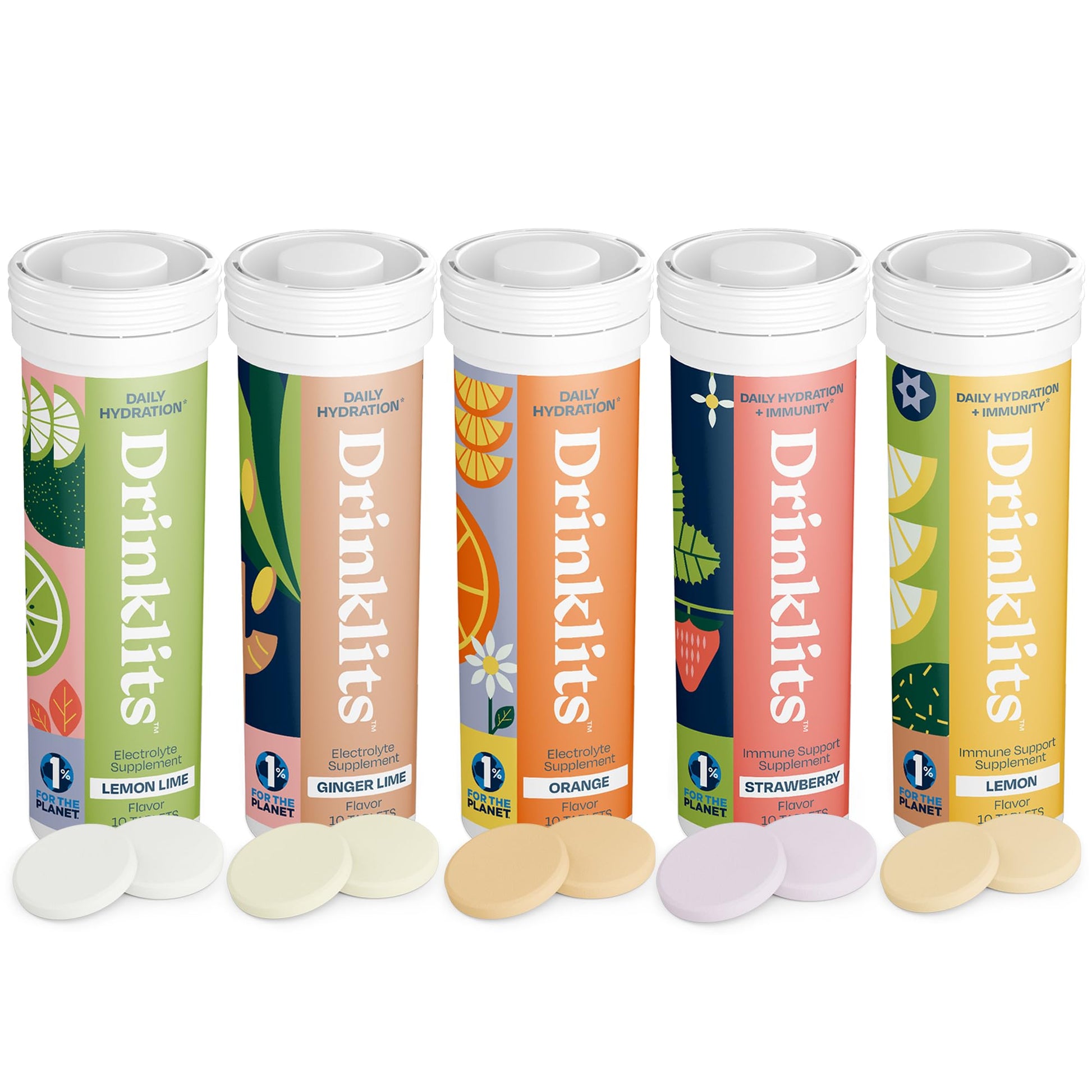 Drinklits Daily Hydration + Immune Support, 50 Tablets