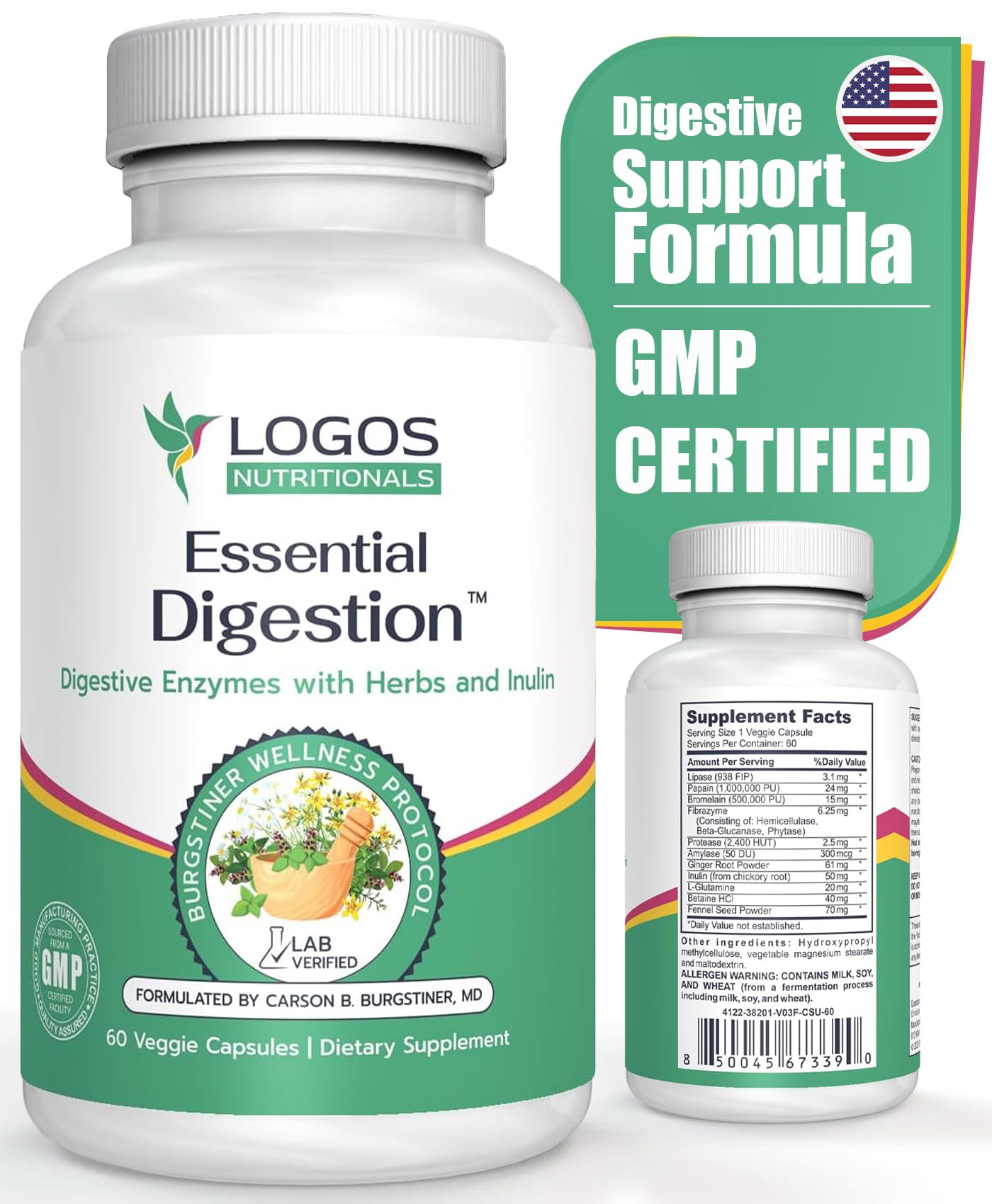 Logos Nutritionals Essential Digestion Capsule 90