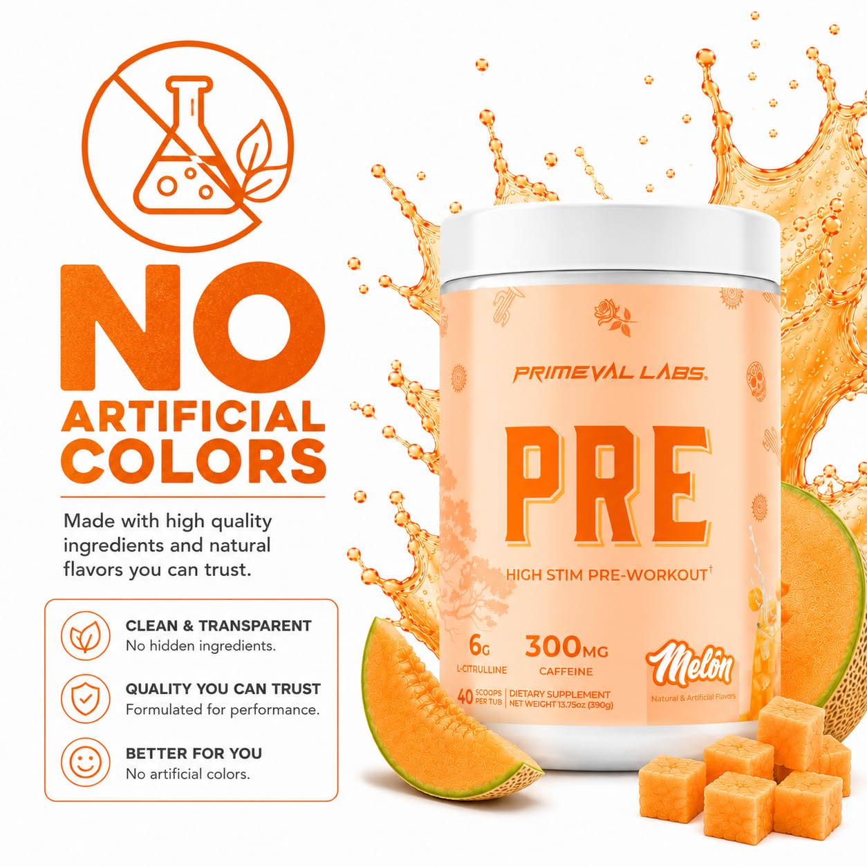 Primeval Labs PRE High-Stim Pre Workout Powder 14.18 Ounce