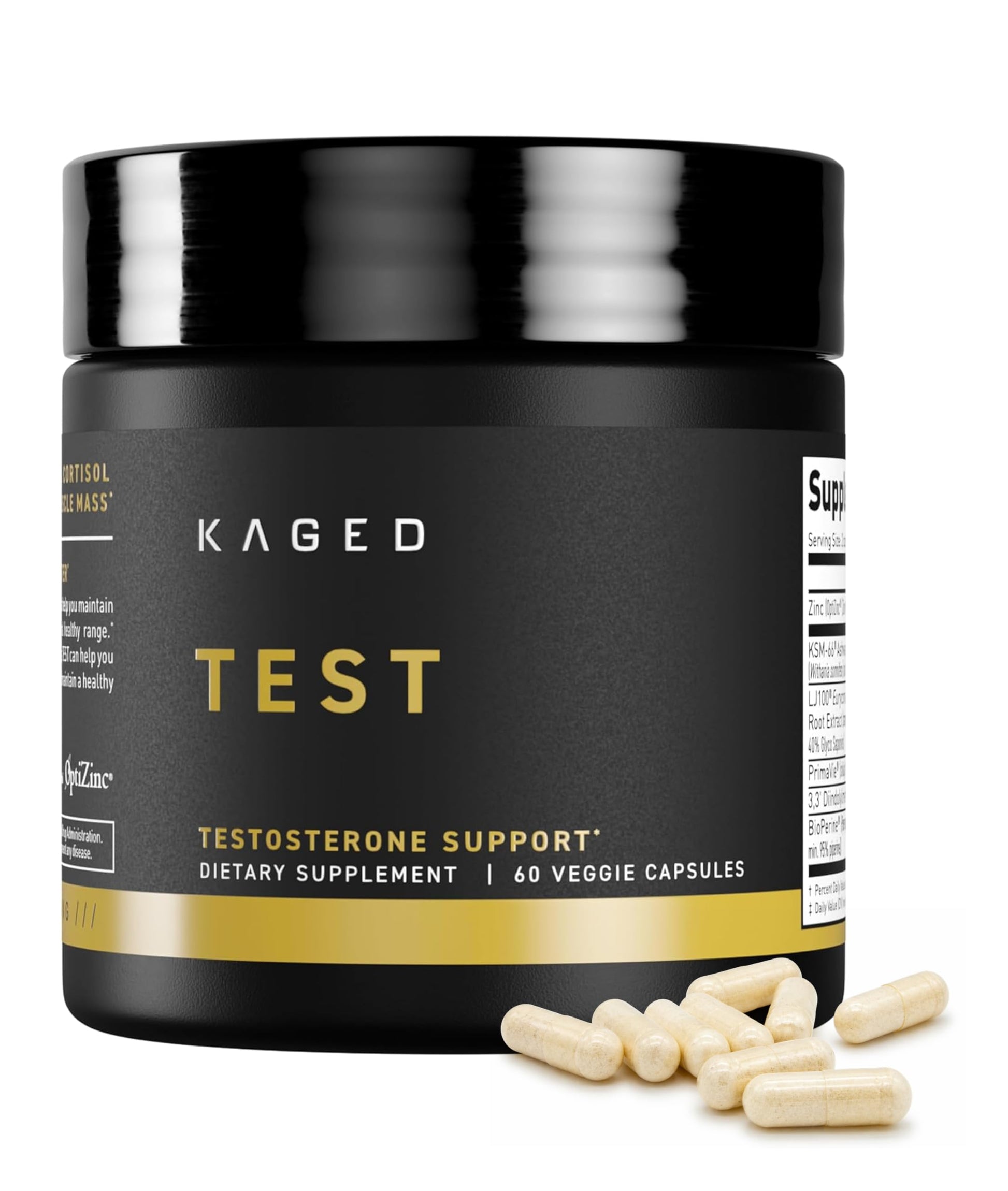 Kaged Test Capsules Powder 60 Servings