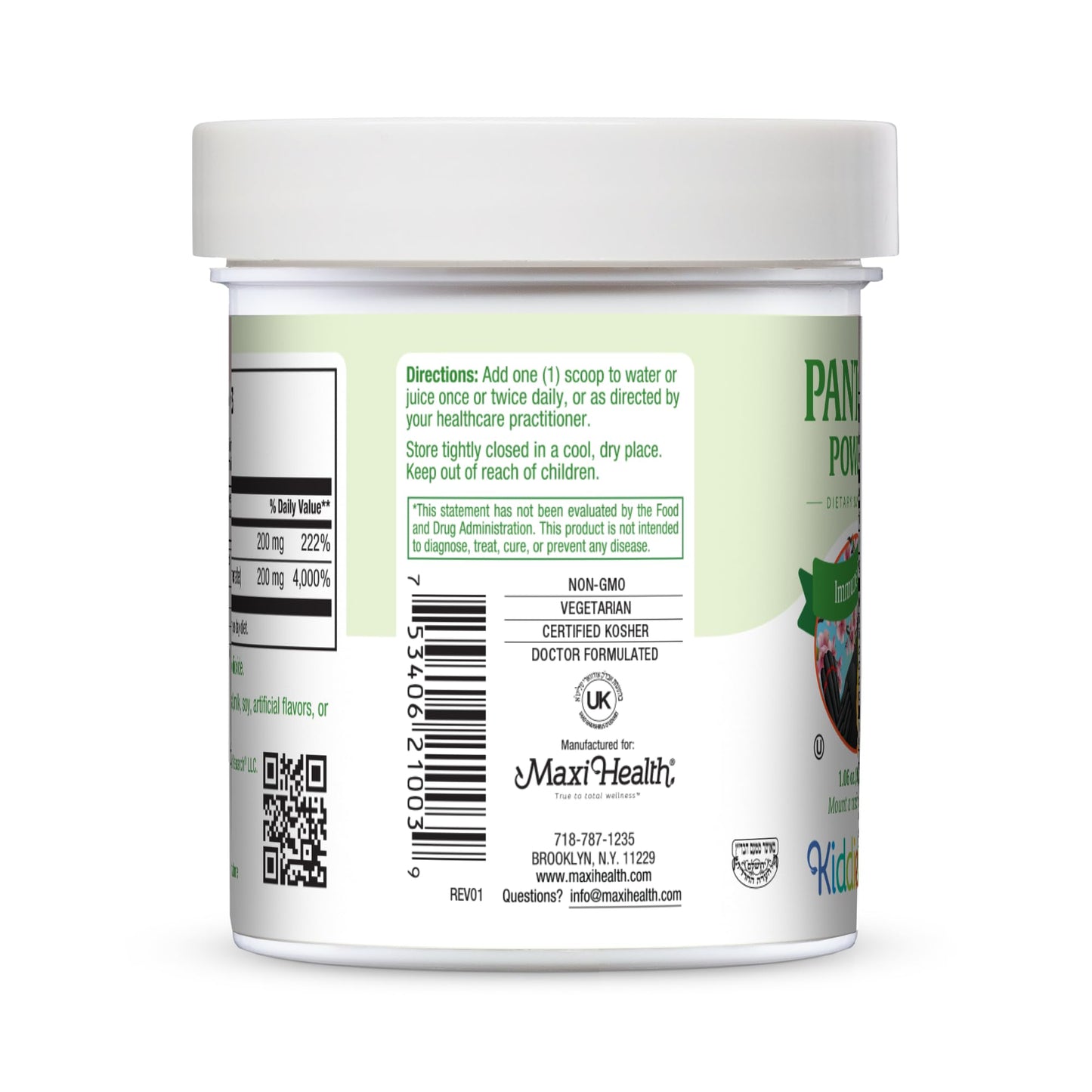 Maxi Health Panto C Powder, 30-Grams