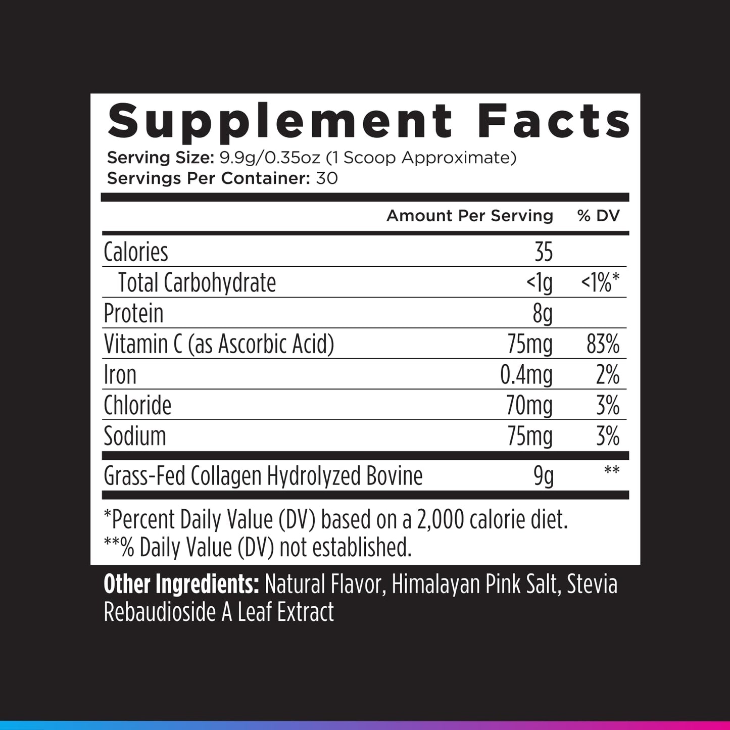 Livingood Daily Vanilla Collagen Peptides Powder 10.5 Ounce
