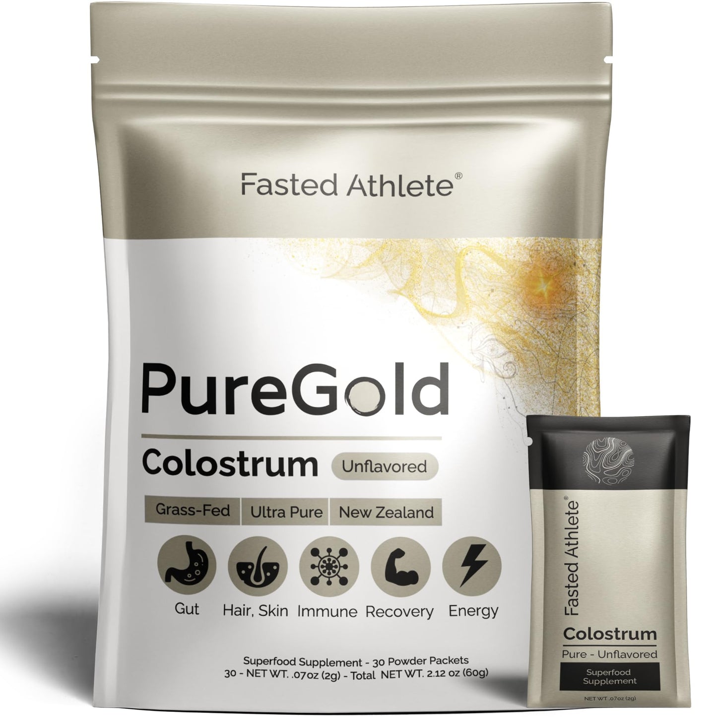 Fasted Athlete PureGold Colostrum Powder 2.12 Ounce