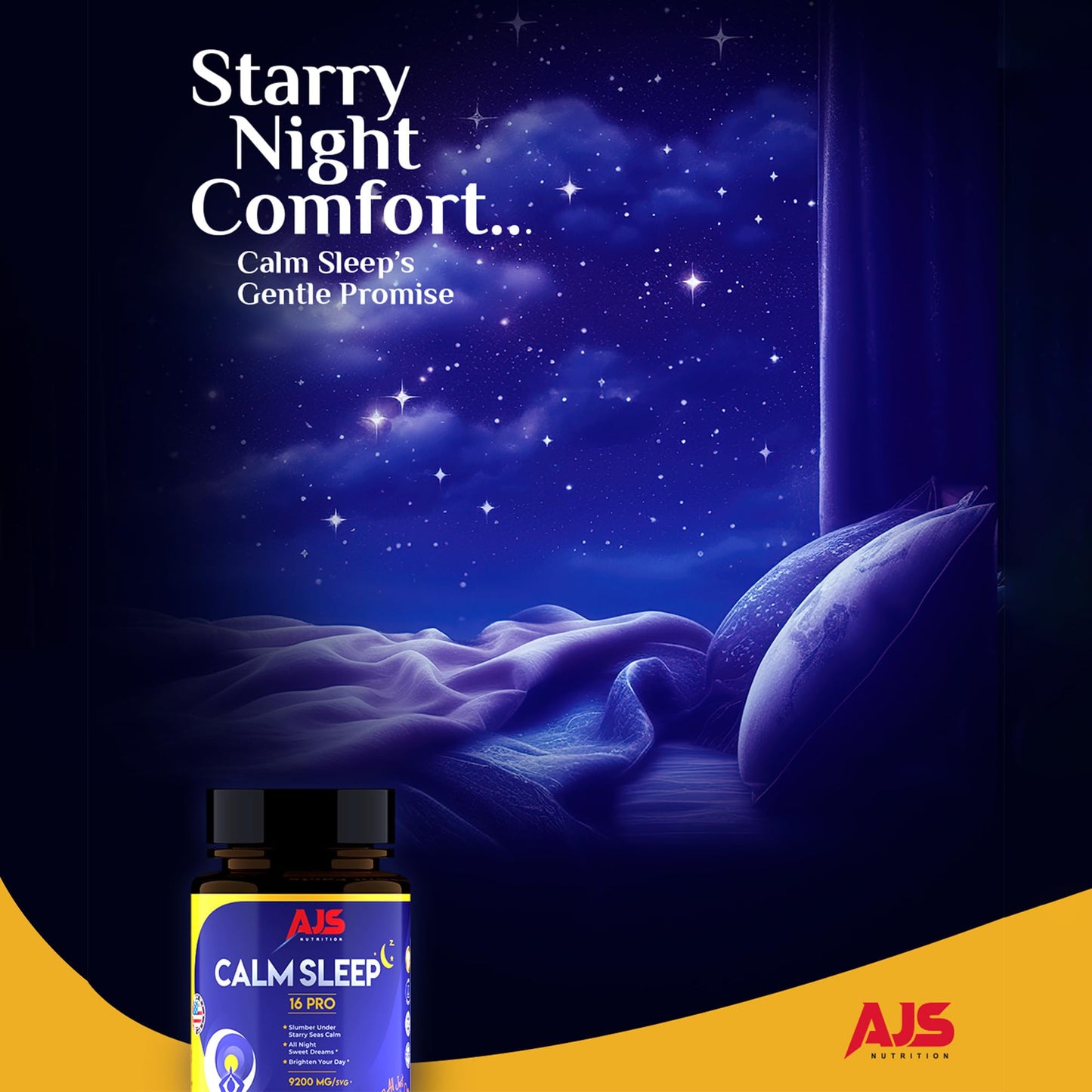 AJS Nutrition CalmSleep Pro 120 Capsules