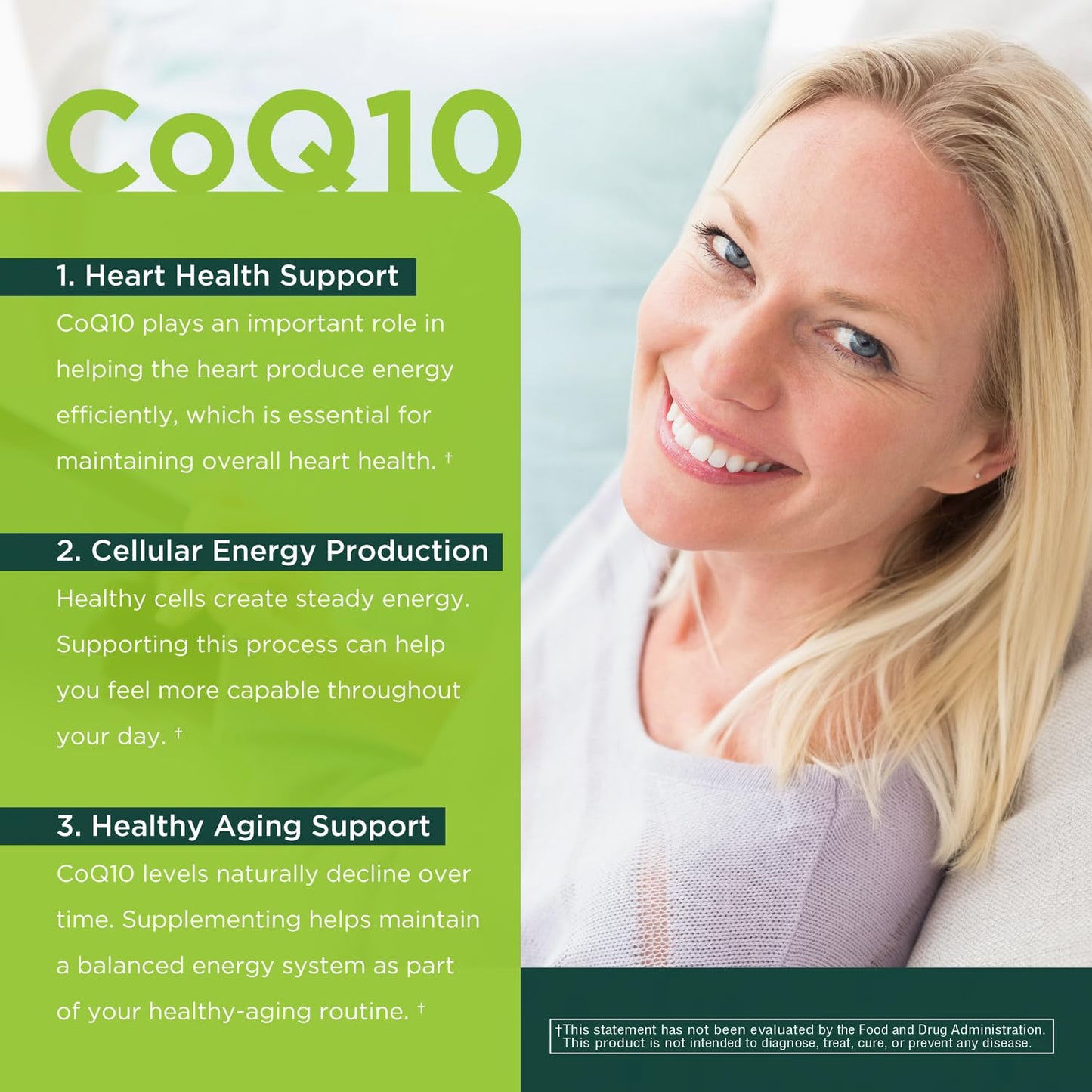 InnervisNutrition CoQ10 200mg Softgels, 60 Count