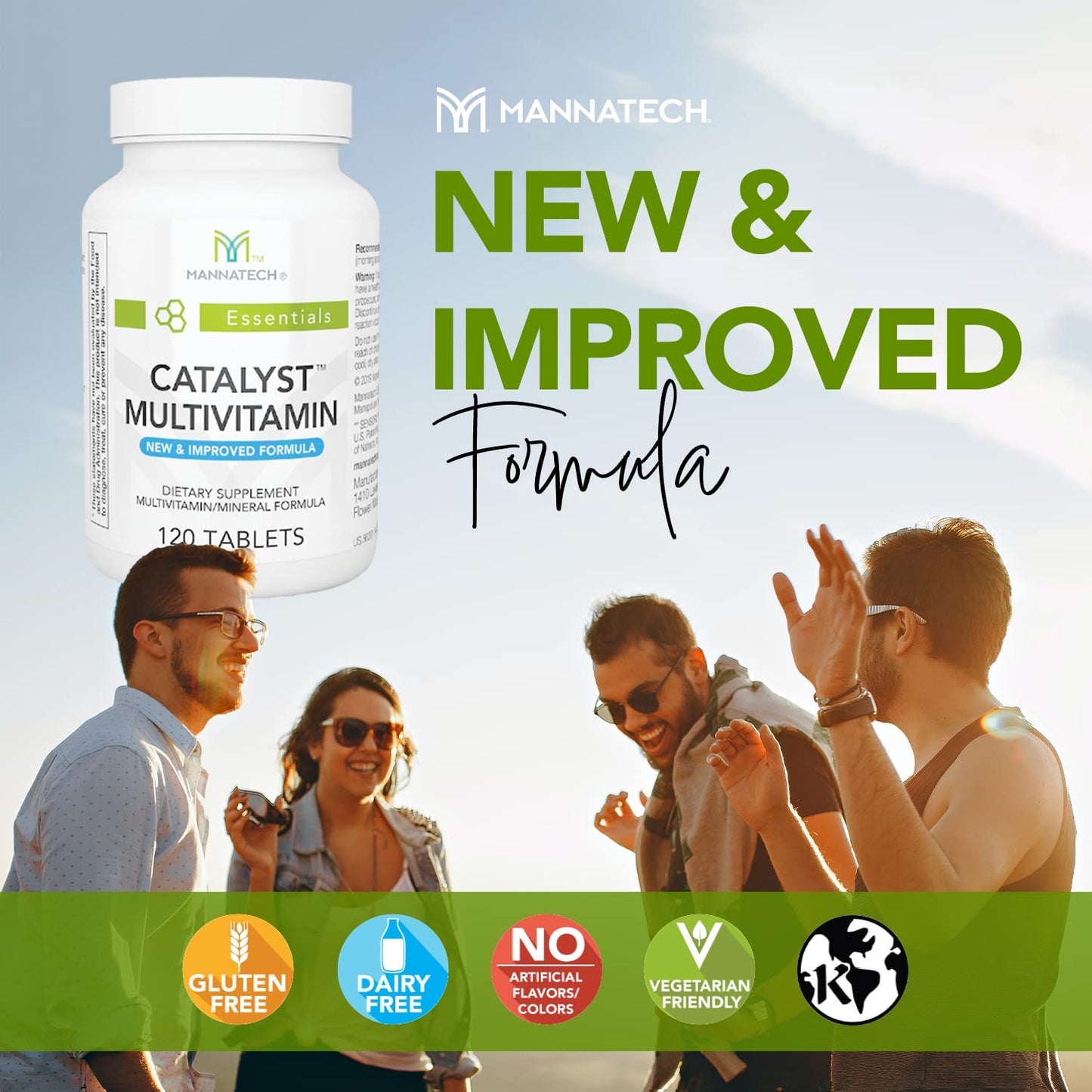Mannatech Catalyst Multivitamin Tablet, 120 Count